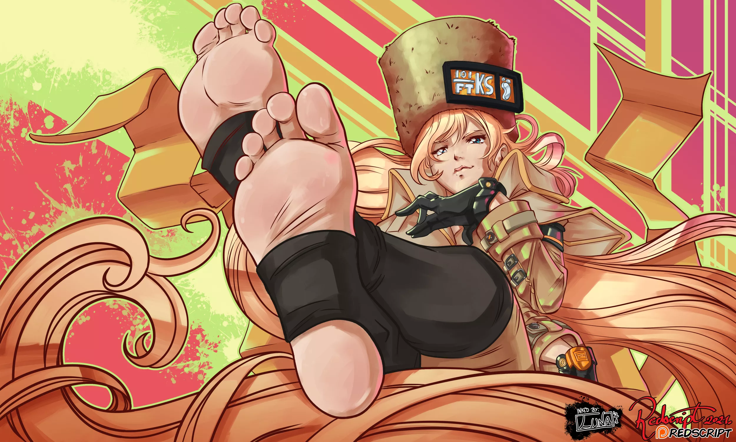 Millia Rage's Feet (RedScript) [Guilty Gear] posted by Lachryma_ud