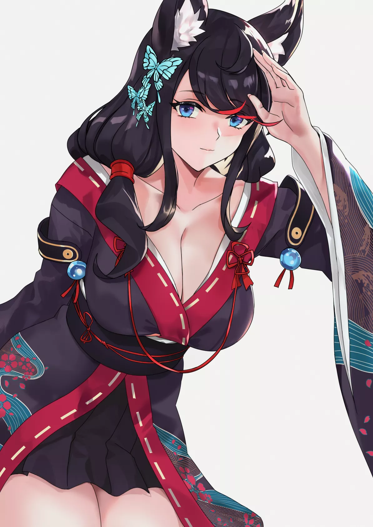 Milord? Where Are You Looking Right Now?~â¤ðŸ’™ (IJN Fusou, Azur Lane, Sakura Empire Faction) posted by Key_Temperature_1845