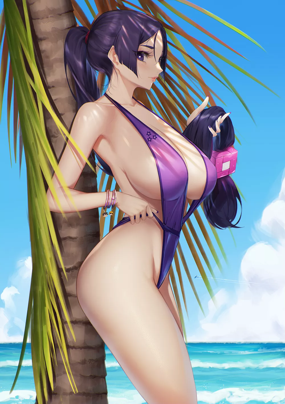 Minamoto no Raikou in a swimsuit posted by 0mango