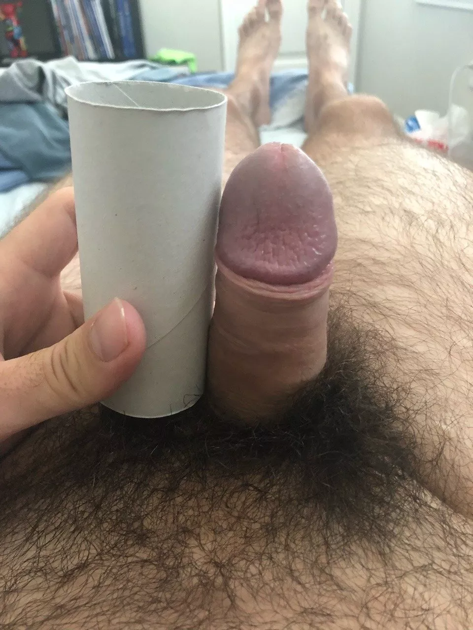 Mine compared to a tp roll posted by hairyman2022