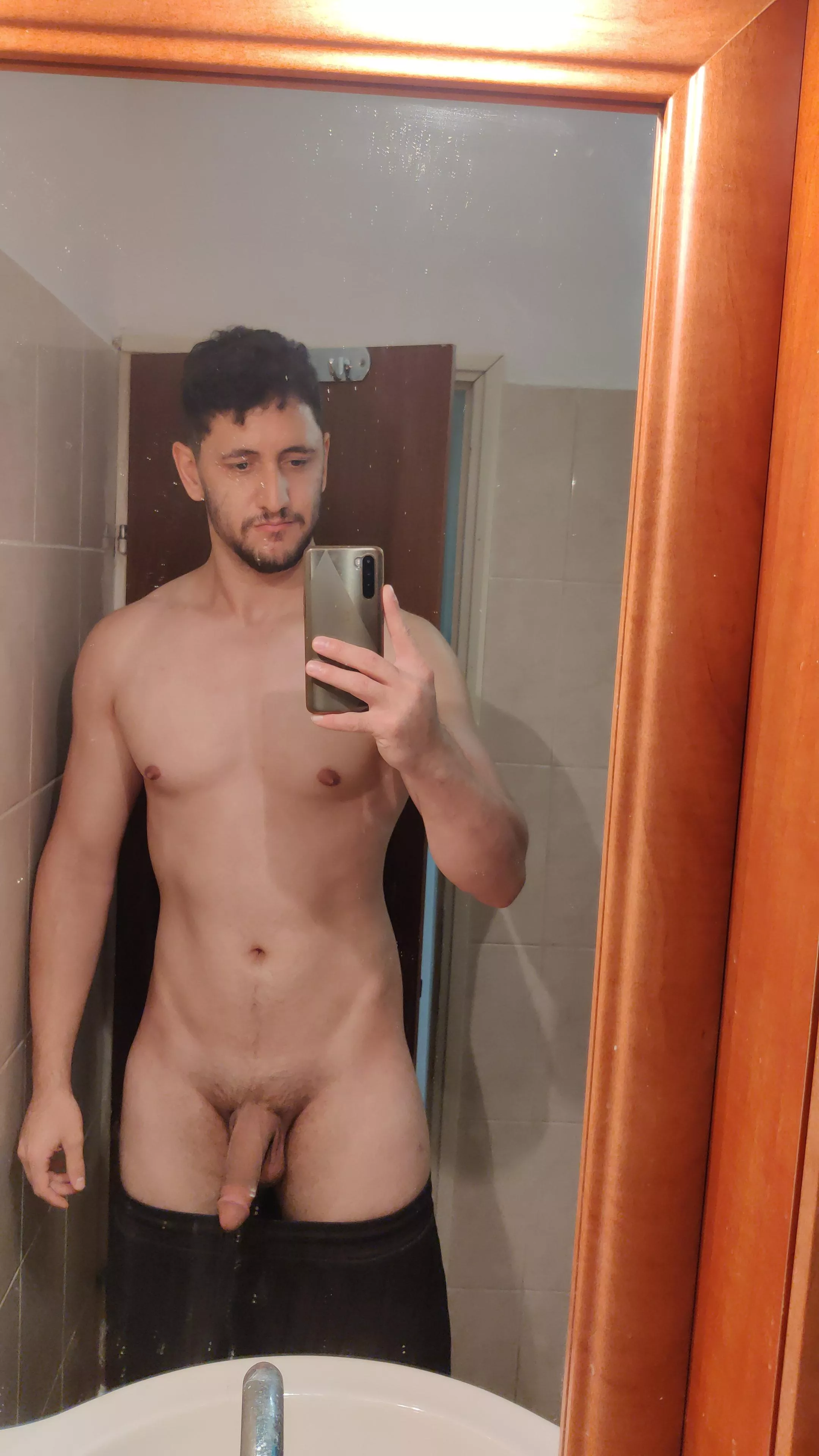 Mirror selfie :-) posted by Exhibitionistbigguy