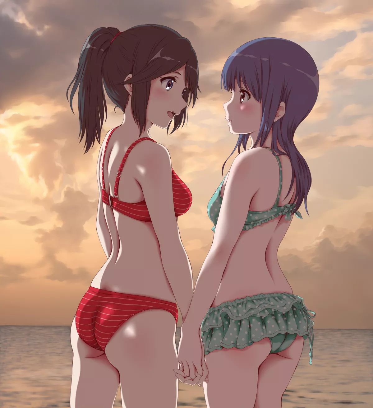 Mizore x Nozomi [ Liz and the Bluebird ] posted by JWPokemaster