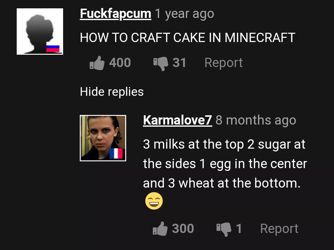 Mmm cake posted by harambe_-33