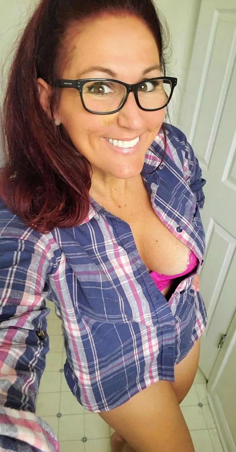 Mom Bod Monday and flannel! Last day of being in my 40's!!! [F,49] posted by MILFMONIEMANDYMAJORS