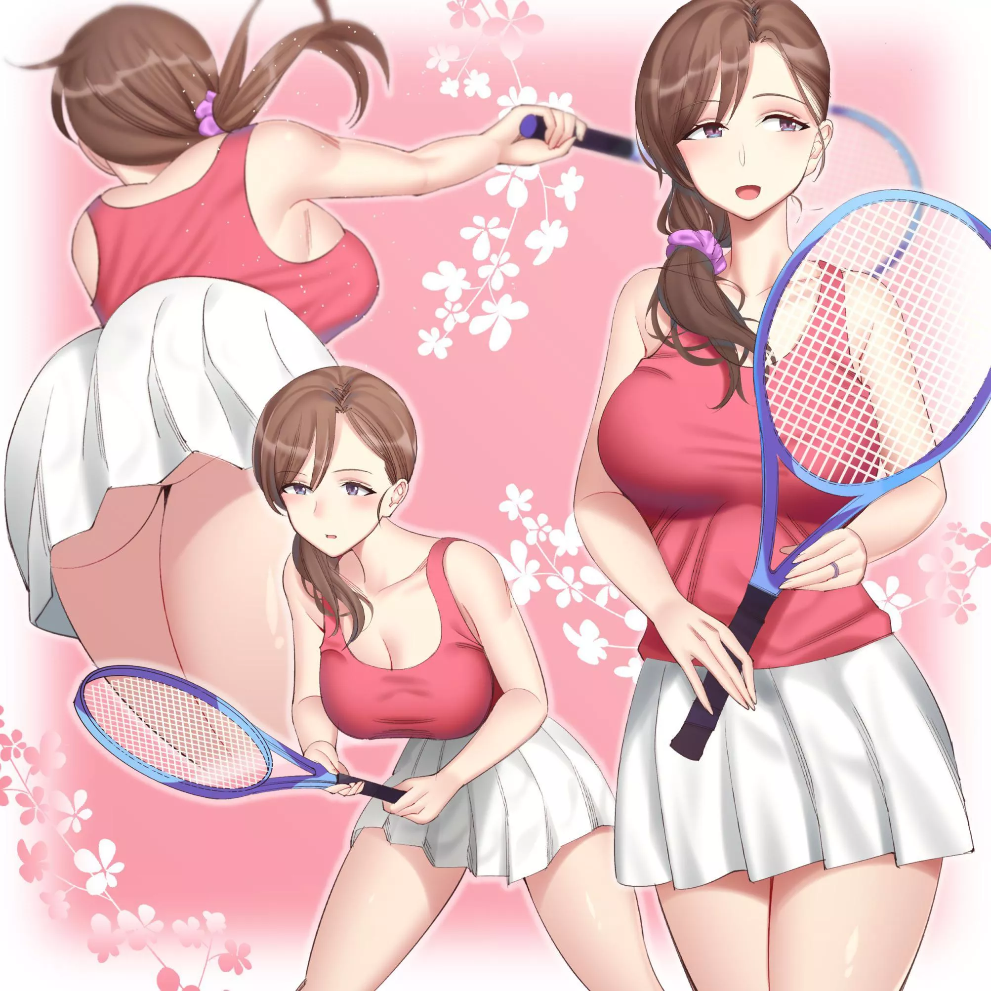 Mommy loves tennis posted by maybeharu