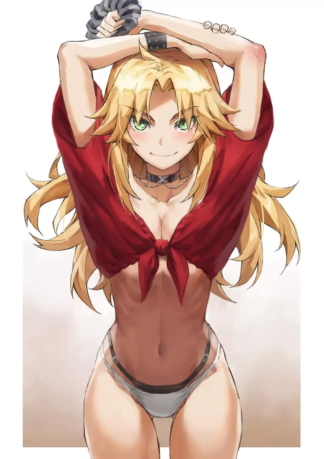 Mordred's small waist & thicc hips are top notch posted by Henthigh_Senpai