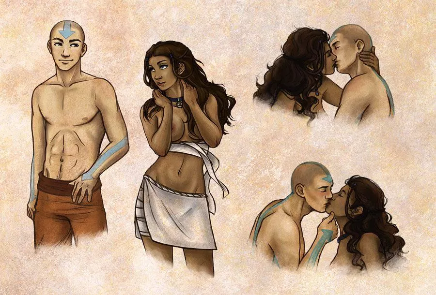 More adult Kataang for us wholesome vanillas by laiquendi-elf on deviantart posted by kataang4lyfe