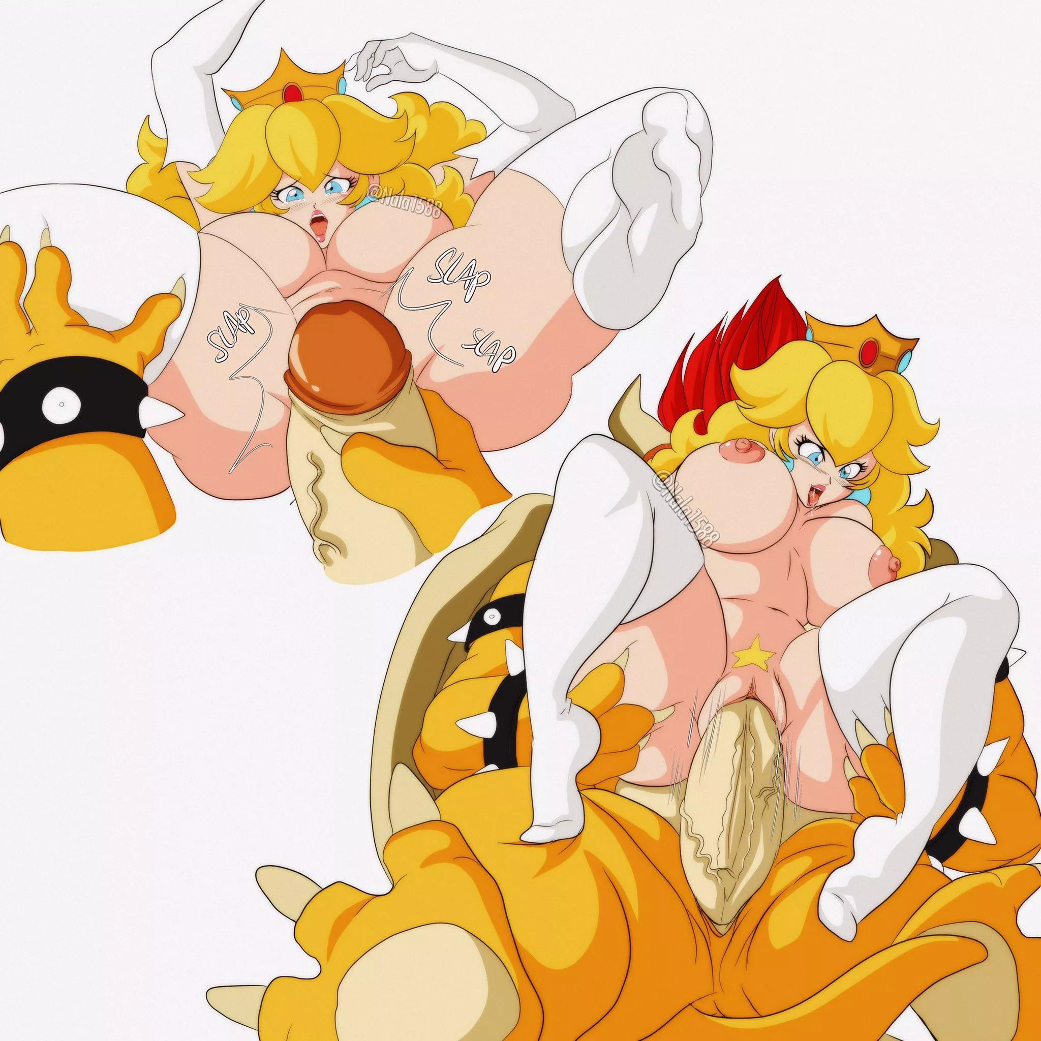 More Peach and Bowser (Nala1588) posted by Xexus_Ferra