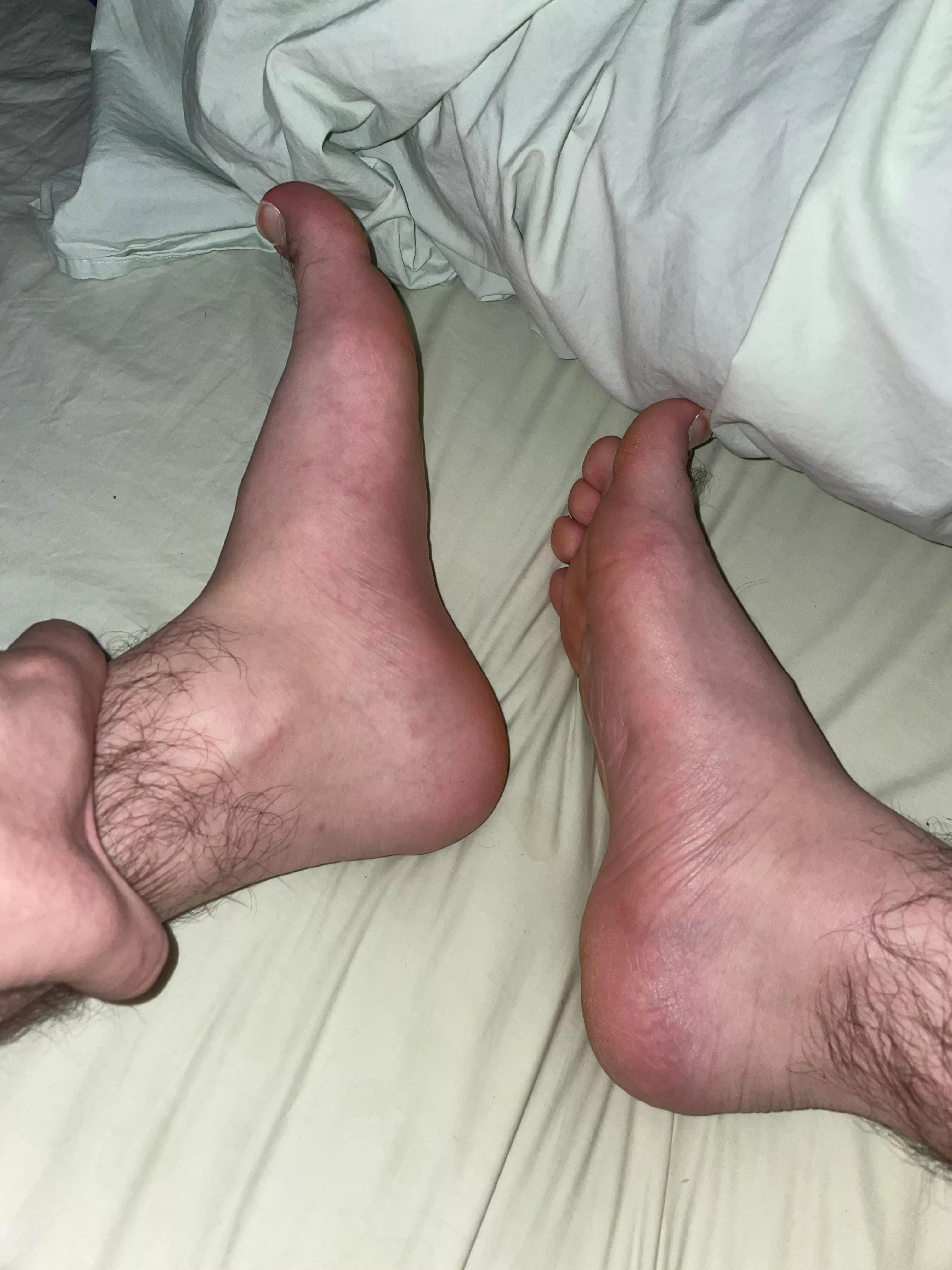 Morning soles. What would you do if you woke up to these 🤤 posted by _The_King_1