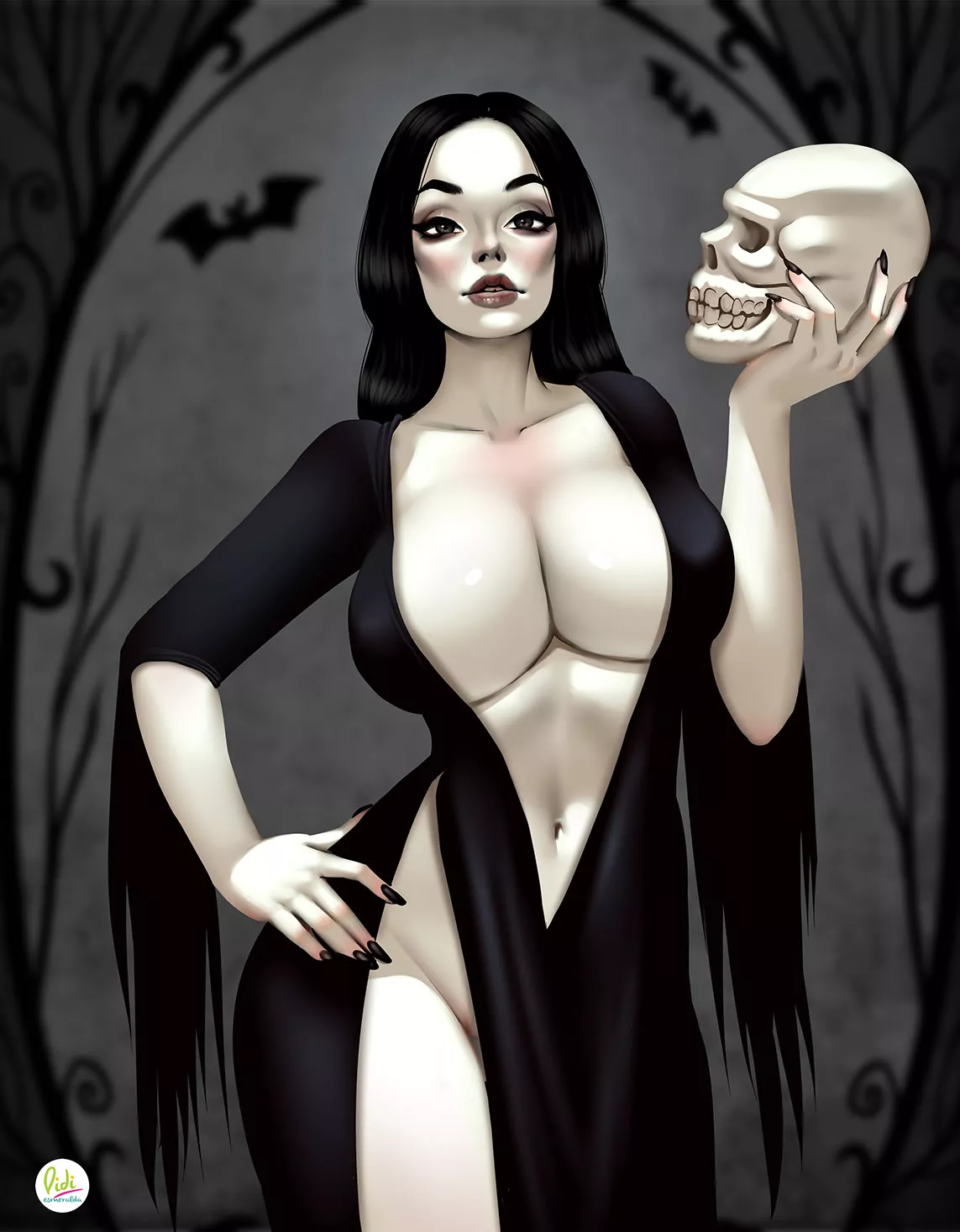 Morticia Addams (Didi Esmeralda) [The Addams Family] posted by Kuro-Oji