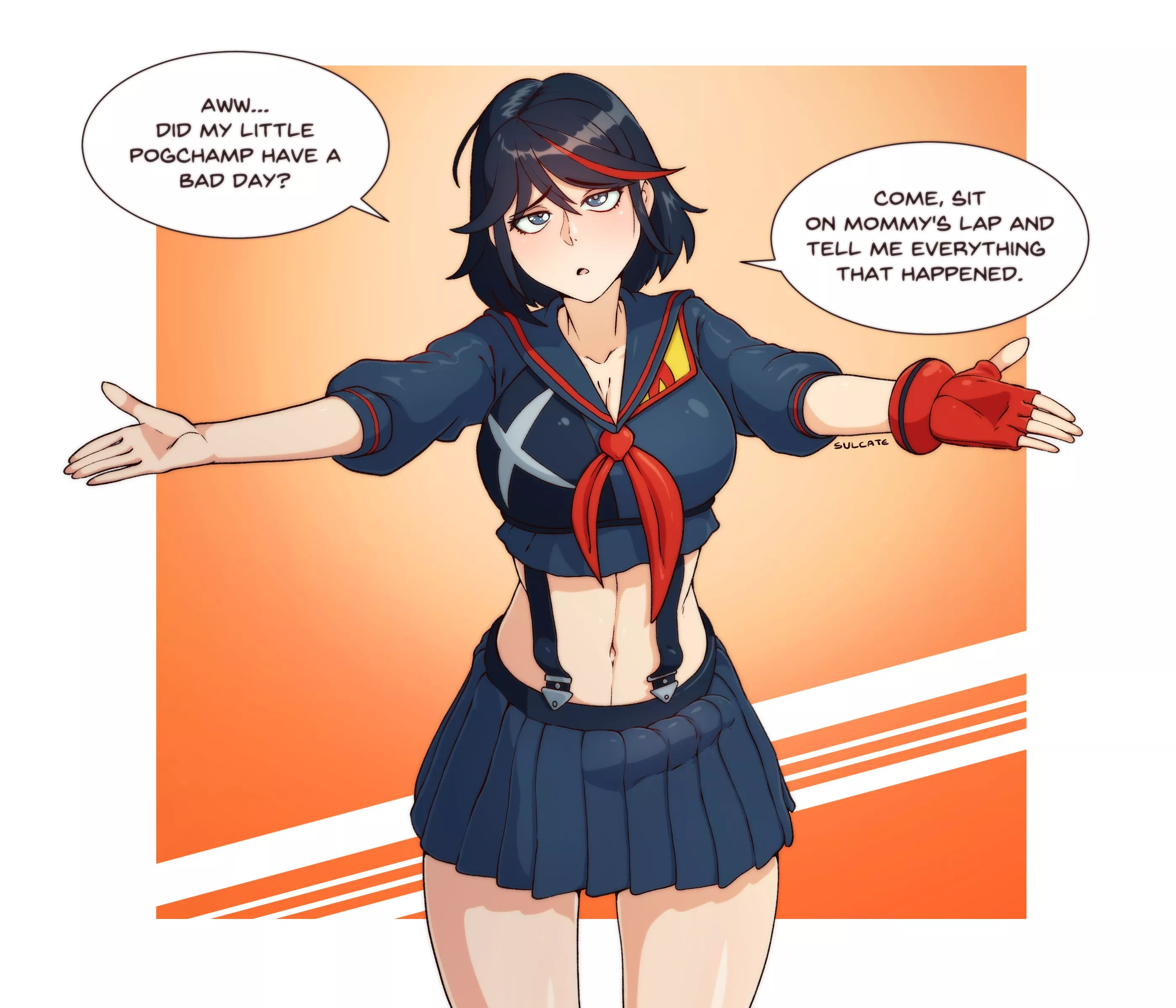 Motherly Ryuuko Cares For You (Sulcate) [Kill La Kill] posted by sequence_string