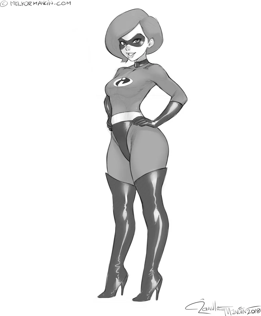 Mrs. Incredible (Melkor Mancin) [The Incredibles] posted by sequence_string