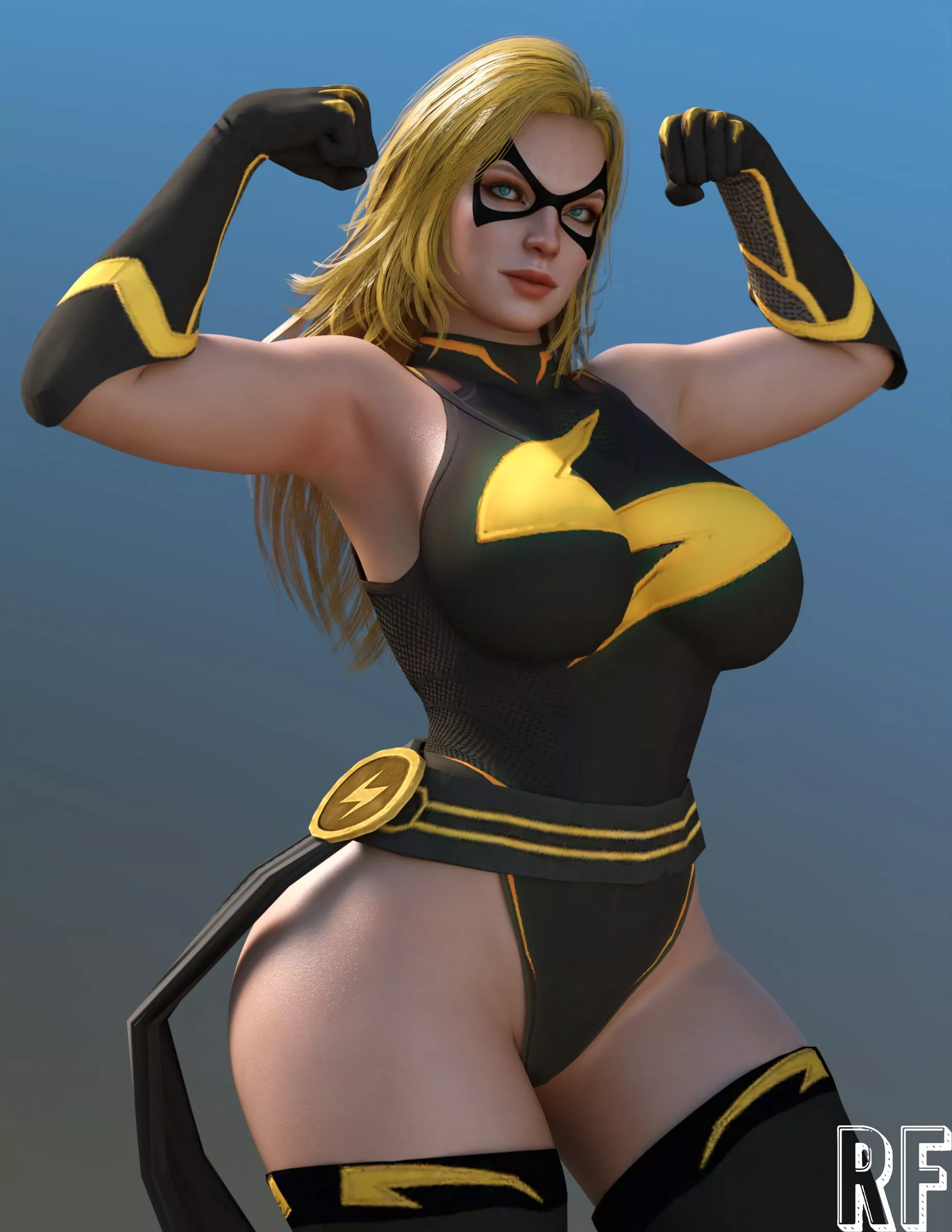 Ms. Marvel (Rude Frog 3D) [Marvel Universe] posted by Mxfyn