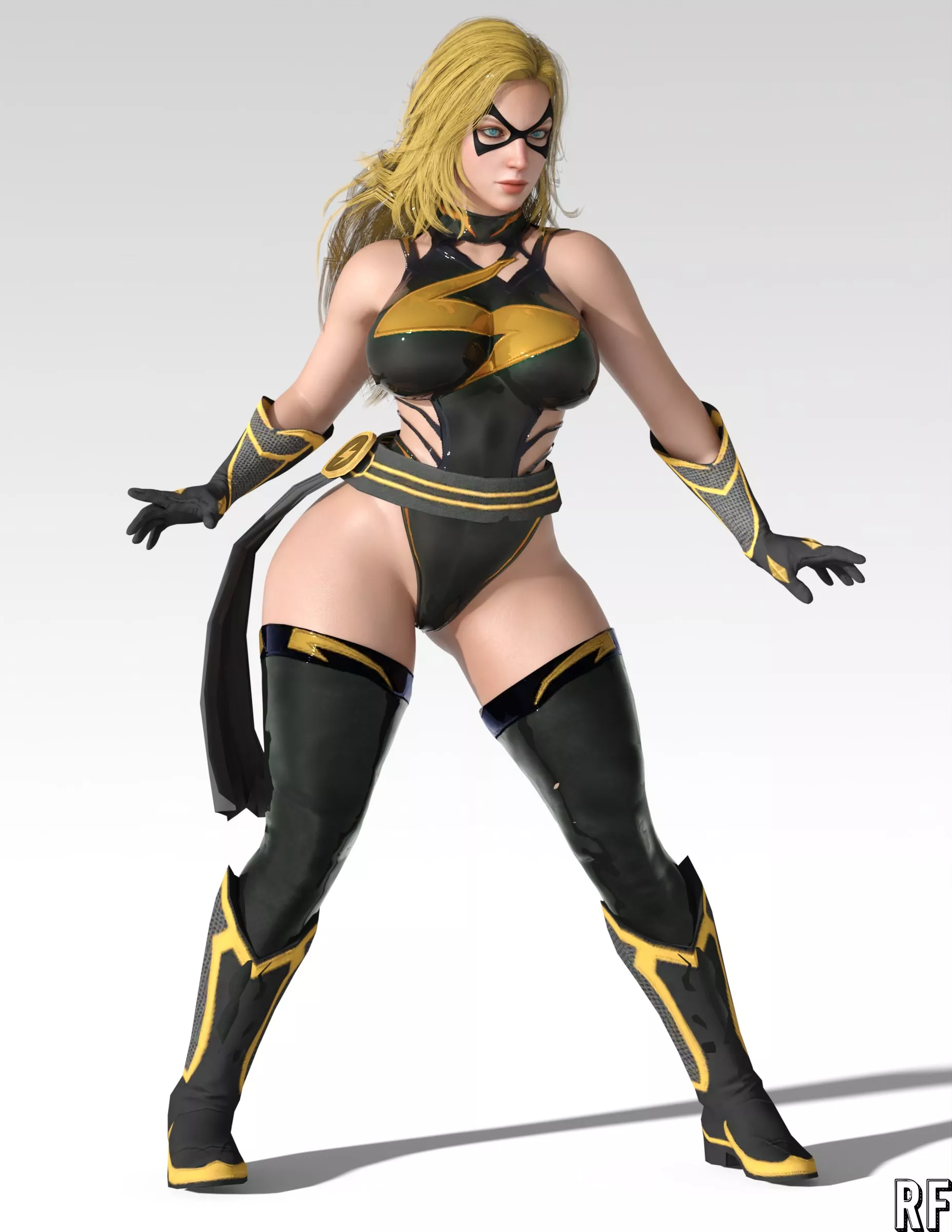 Ms. Marvel (Rude Frog 3D) [Marvel Universe] posted by Mxfyn