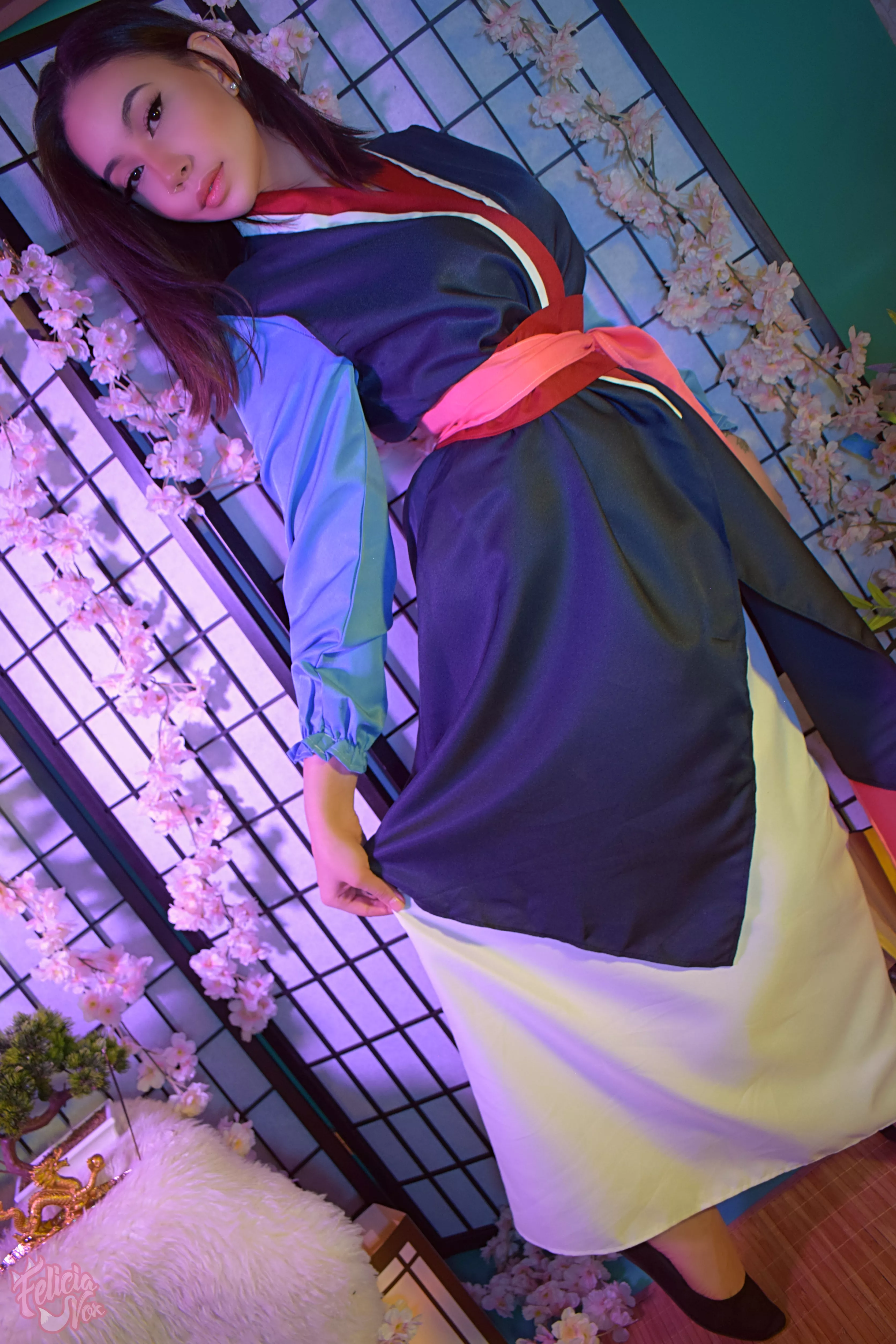 Mulan cosplay from the animated movie posted by FeliciaVox