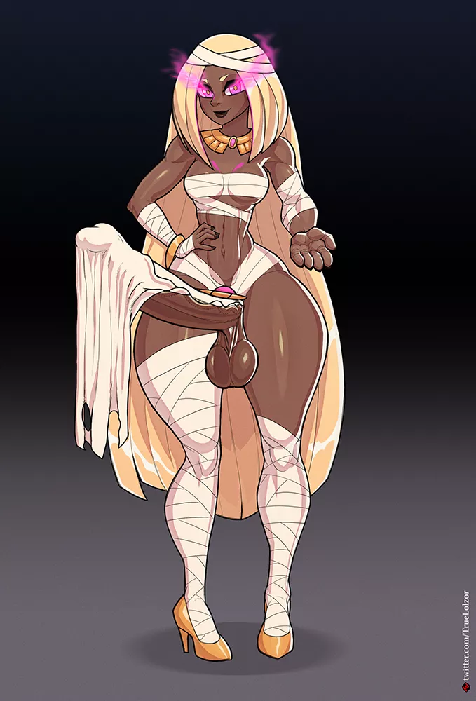 Mummy Futa Boner under Loincloth posted by TrueLolzor