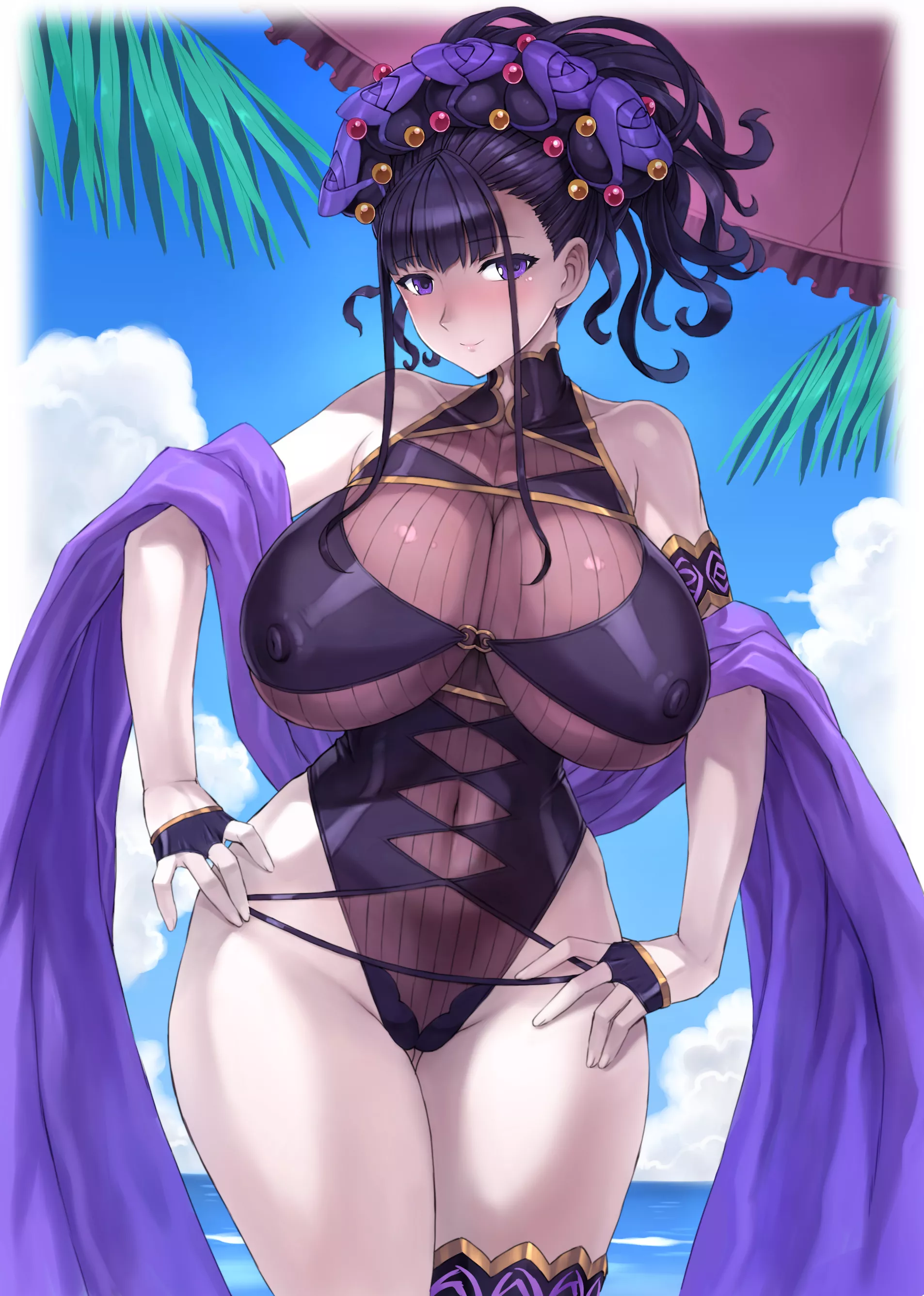 Murasaki Shikibu Swimsuit MILF (Mogudan) [Fate] posted by sequence_string