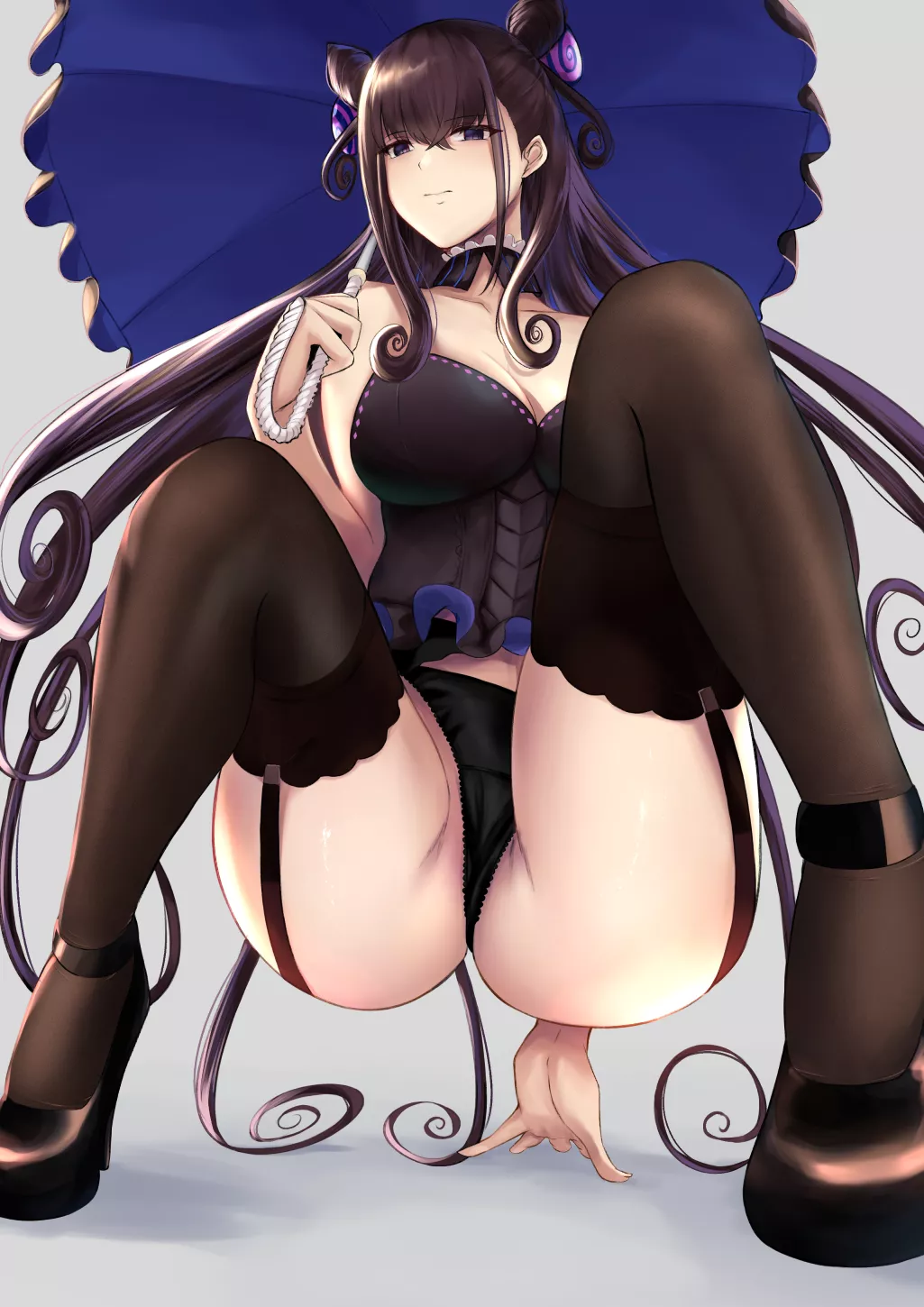 Murasaki Shikibu thighs from below [Fate GO] posted by MSB4Revy