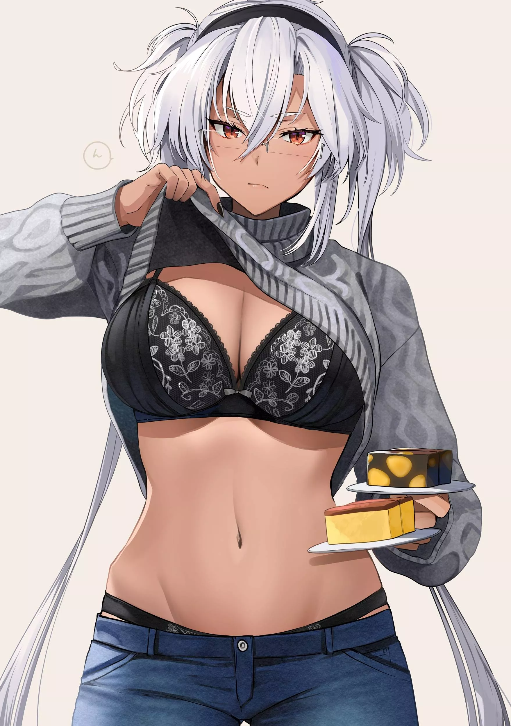 Musashi lifting up her Shirt posted by CheetahSperm18