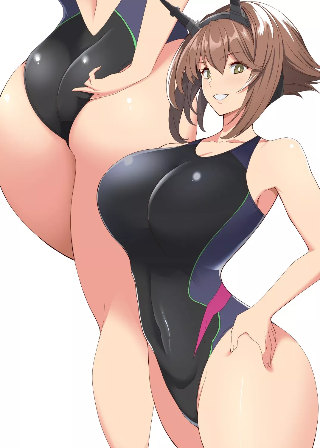 Mutsu One-Piece Swimsuit (Kloah) [Kantai Collection] posted by sequence_string