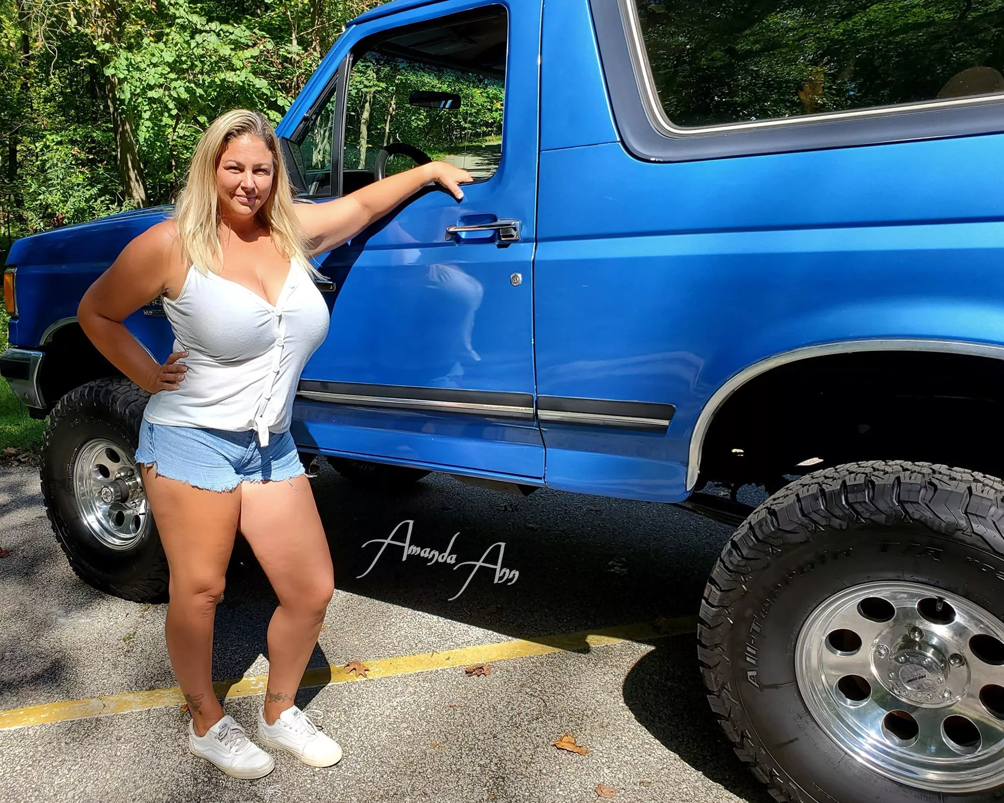 My 89 bronco, wanna ride? posted by amanda_ann_milf