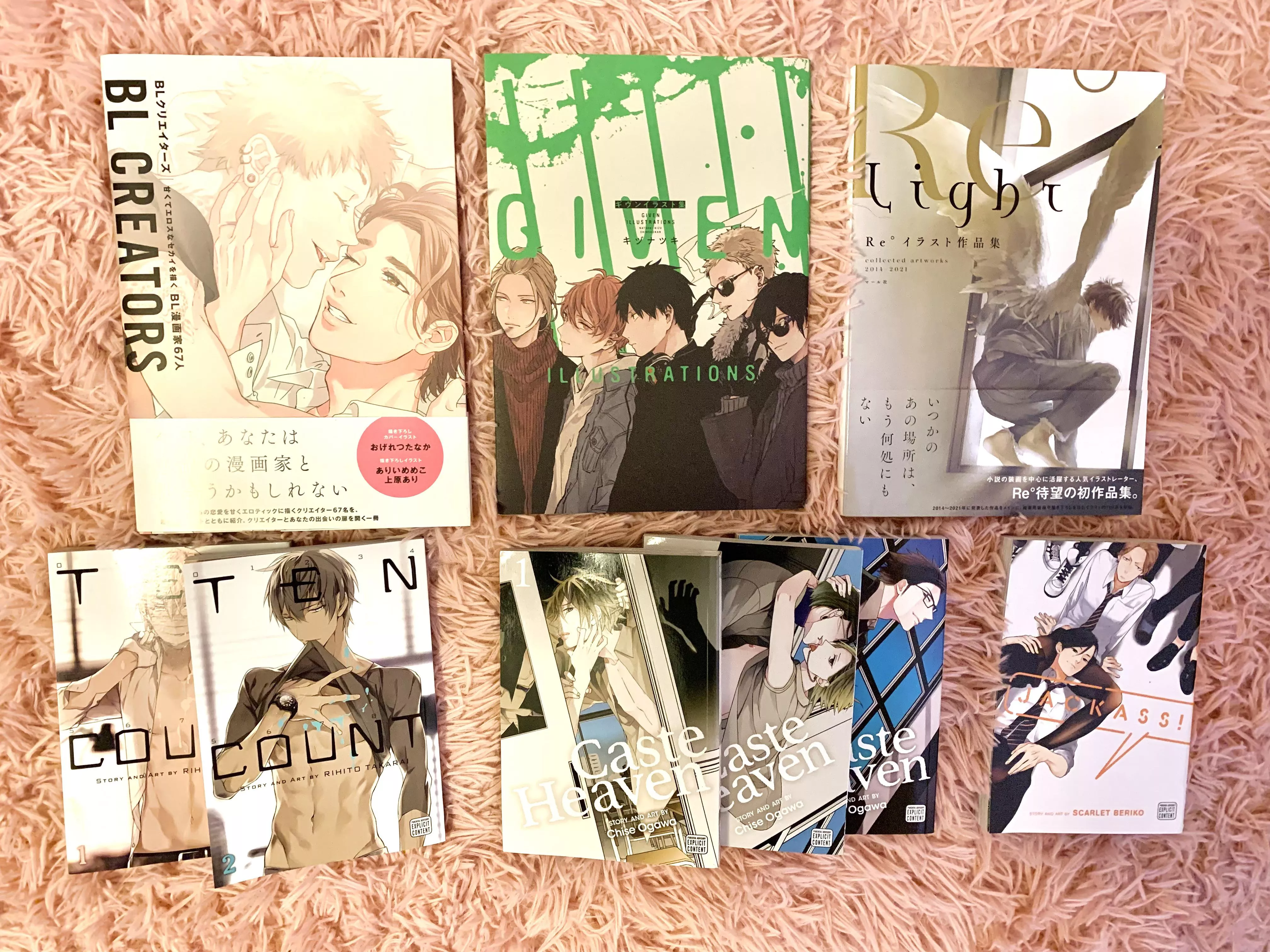 My BL haul today from Kinokuniya. Cost me an arm and a leg. No, I don’t regret it. posted by Rwumper