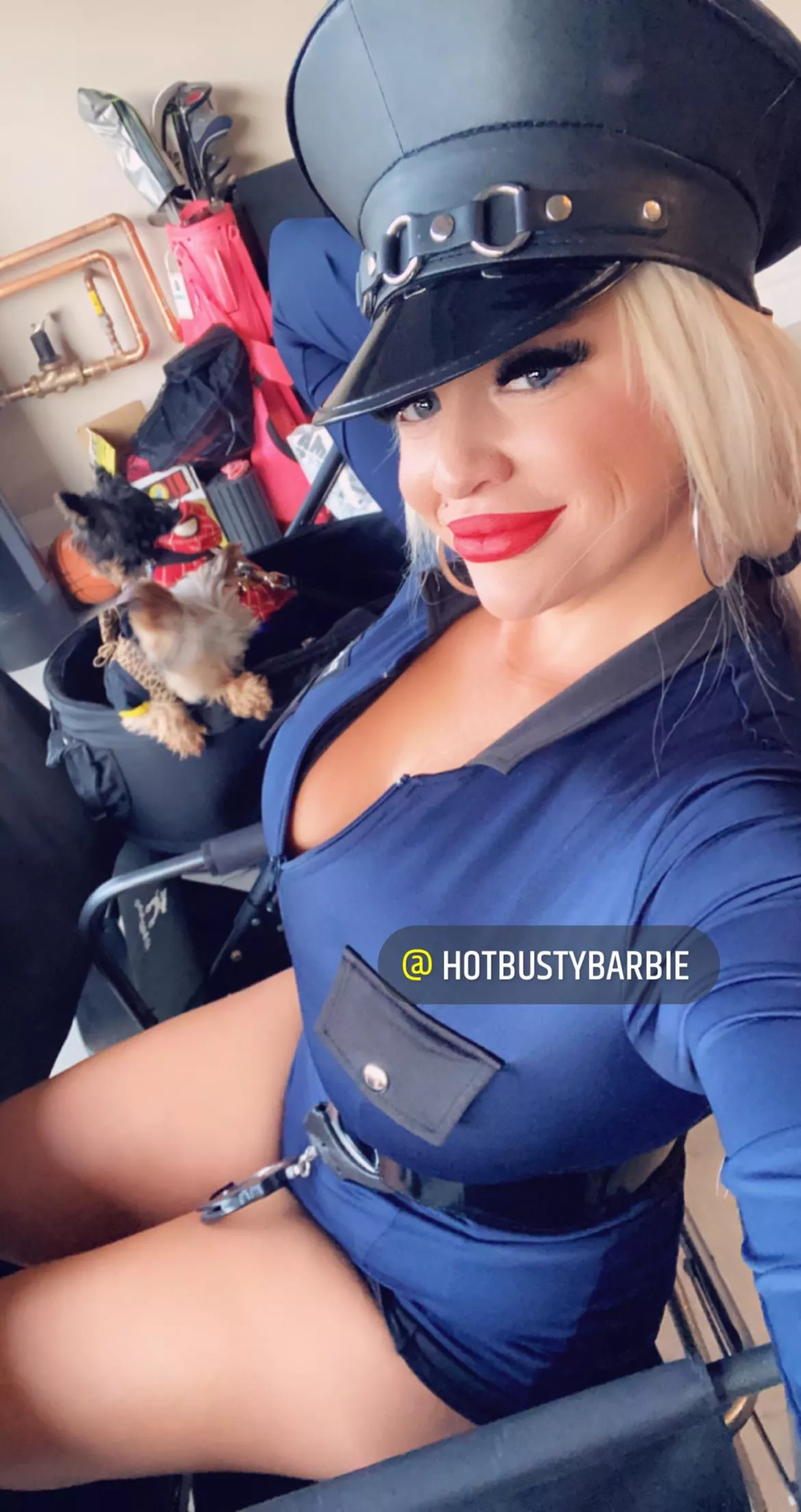 My blue Halloween costume from last night! 👻🎃😍 posted by Hotbustybarbiex