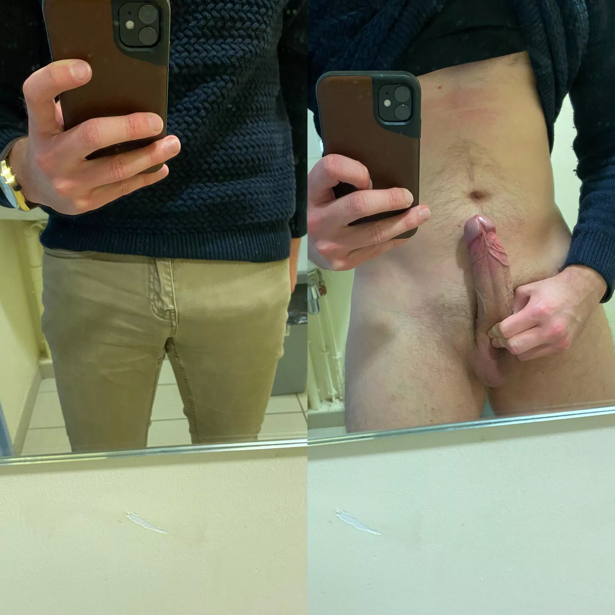 My bulge before and after I removed my clothes posted by SamLucasSam