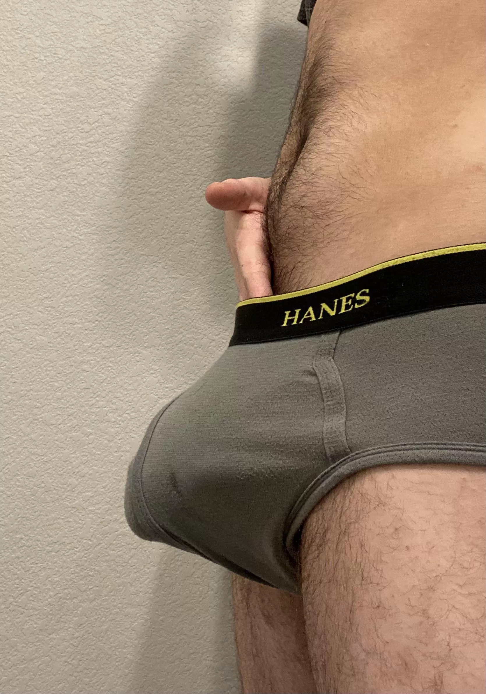 My bulge in Hanes briefs posted by CarryFun4678