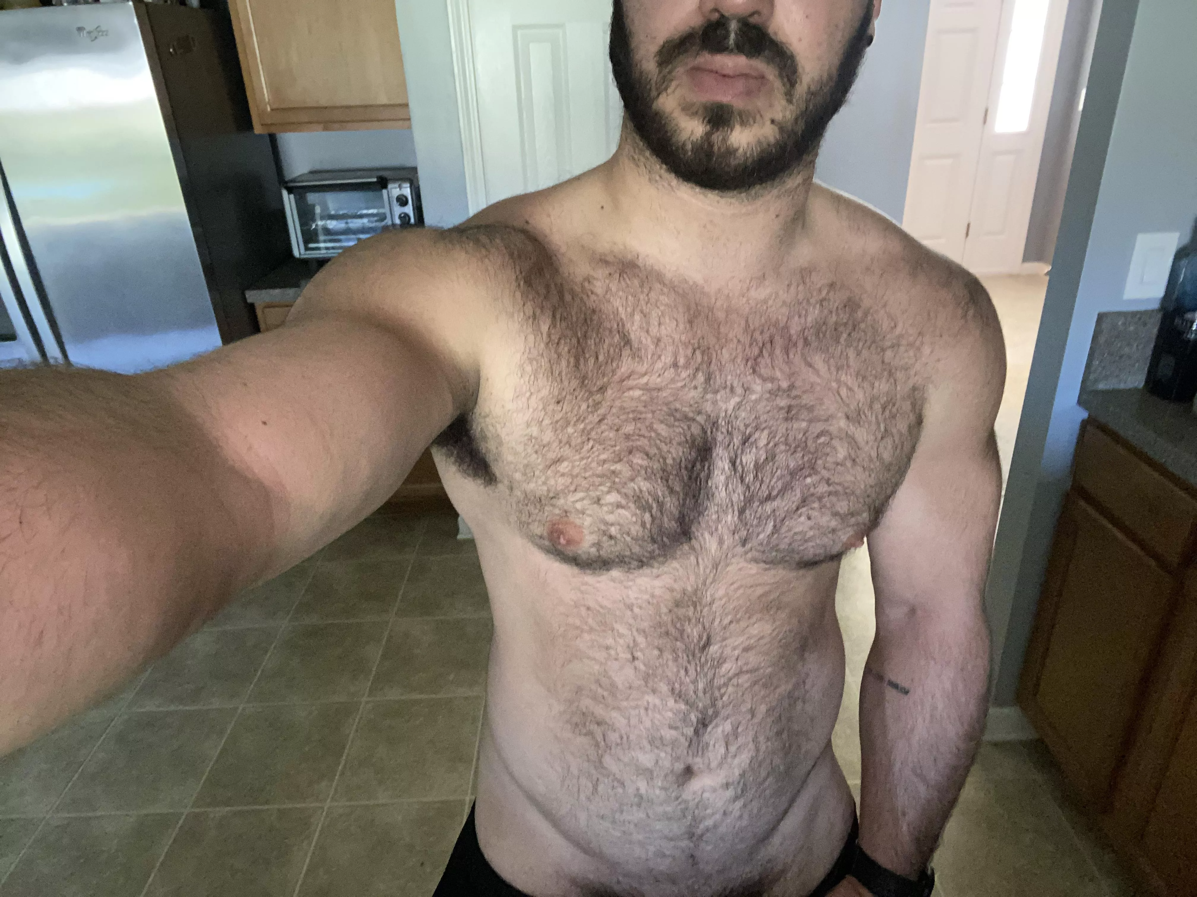 My chest hairy enough for you? posted by Inevitable_Weekend_7