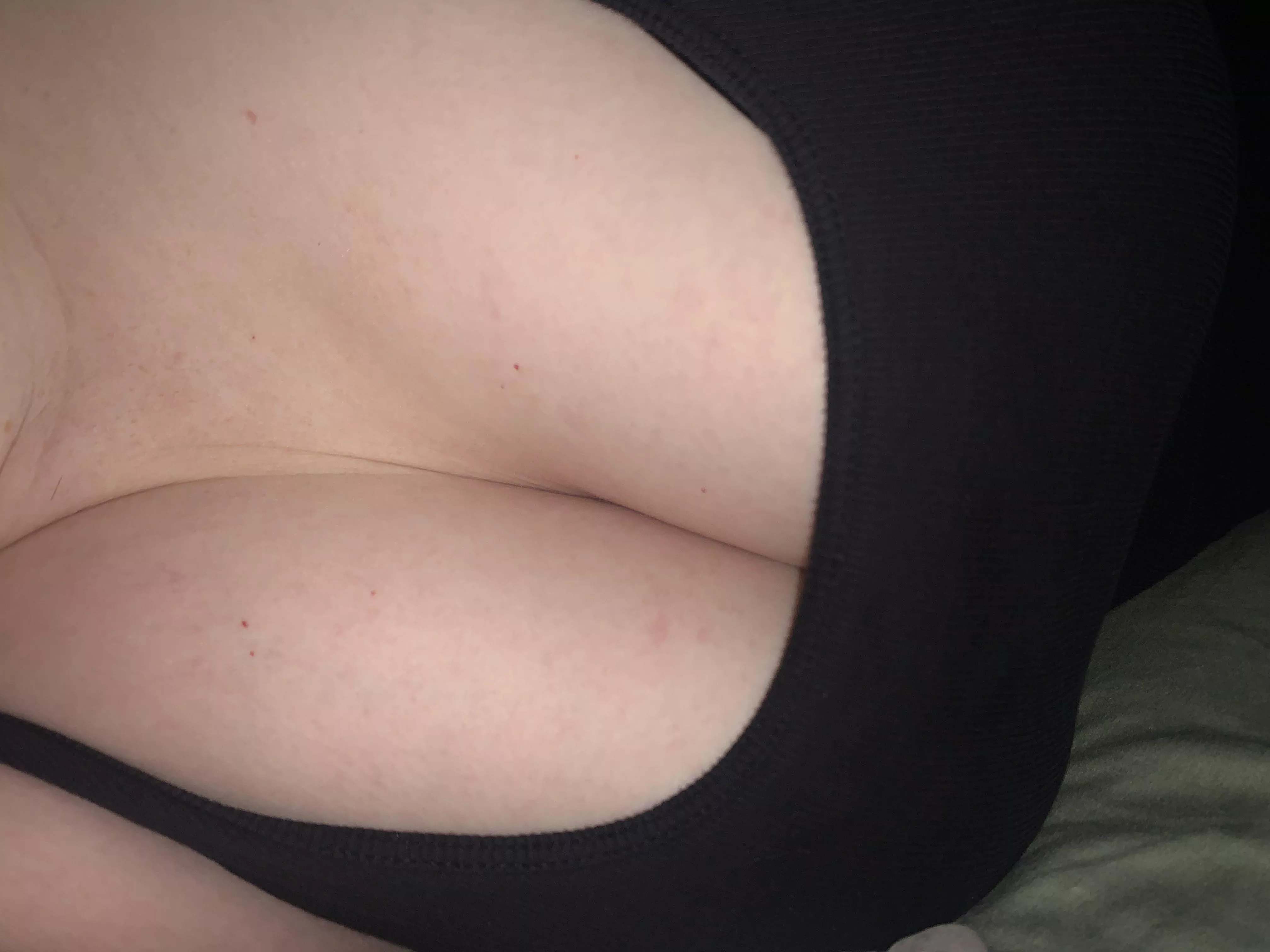 My cleavage is on display today posted by hornyandwetcpl7