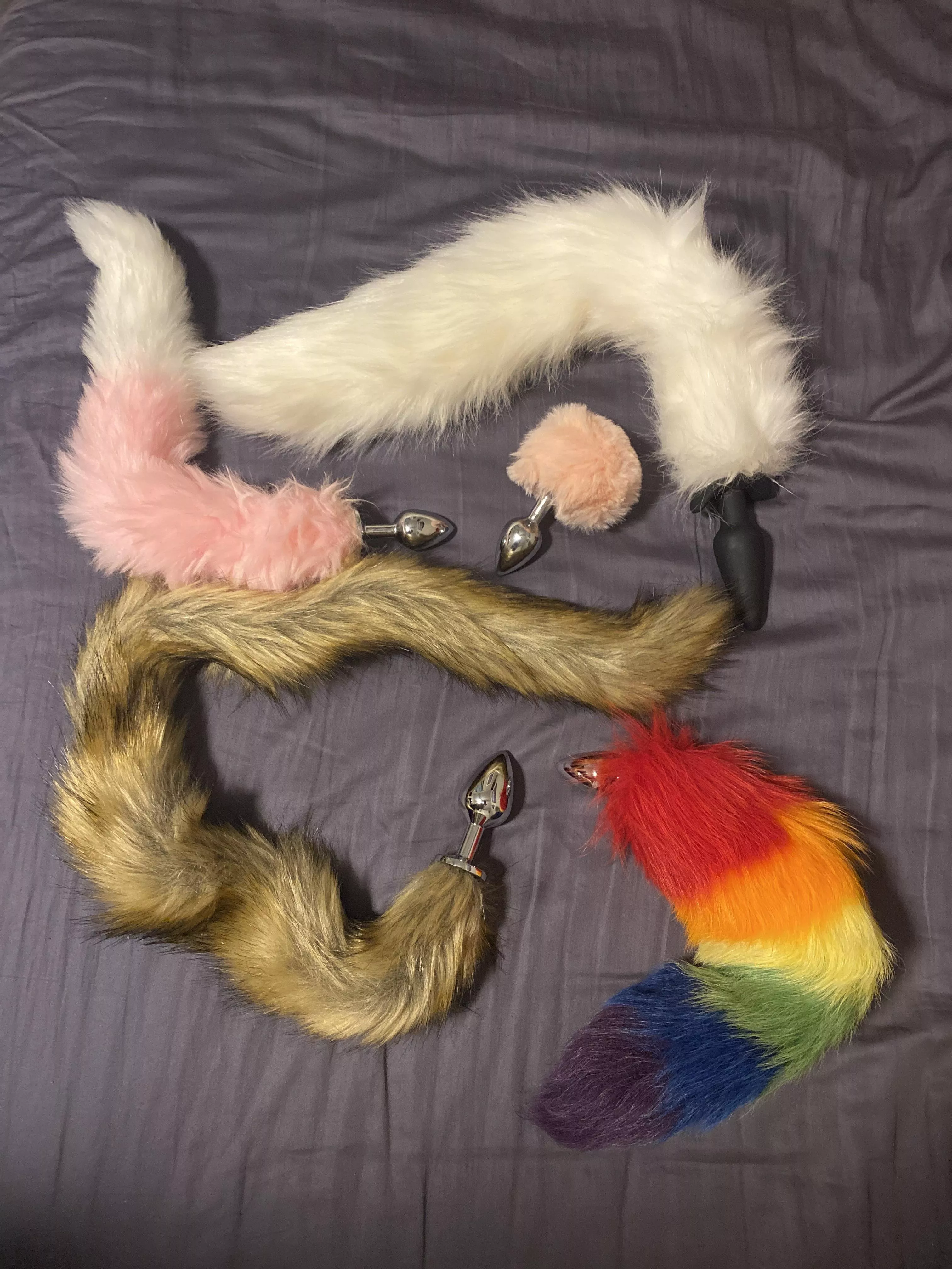 My collection so far 🥰 I love my tails! posted by mrryanew19