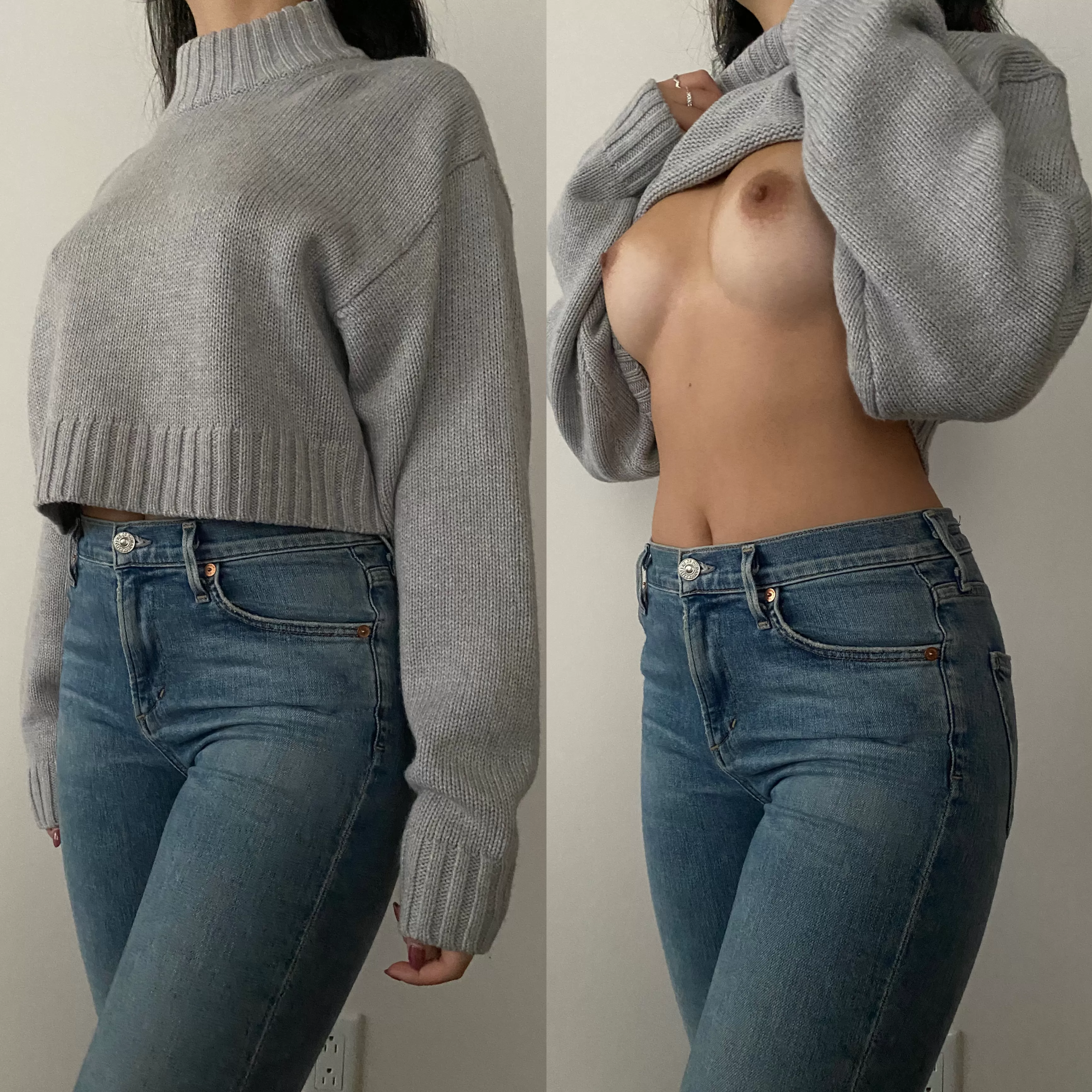 My college outfit vs whats underneath posted by KimberlyChoi