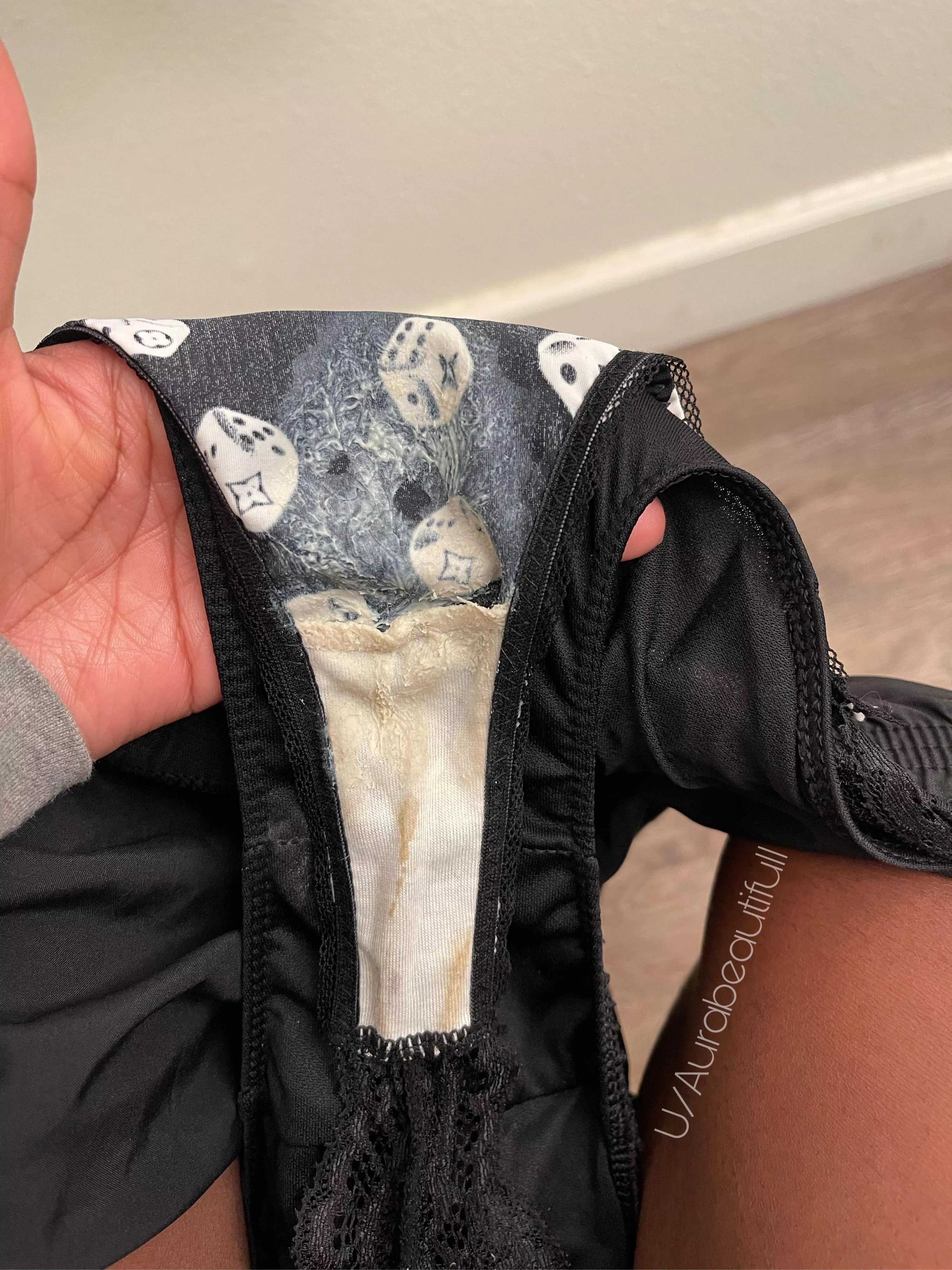 My creamy , sweaty panties after a super long day🥵 posted by Aurabeautifull