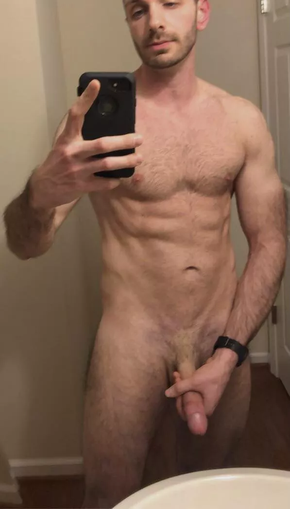 My dick always makes my arms look big. posted by throwthisaway8900