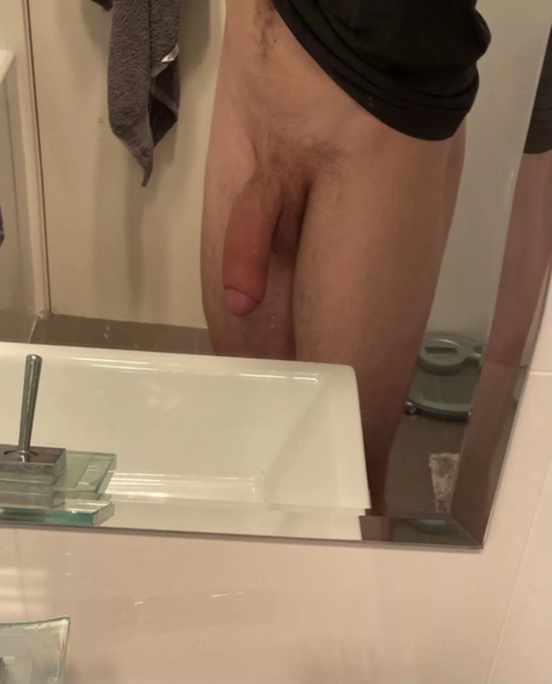 My enormous uncut softie posted by pornthrowy666