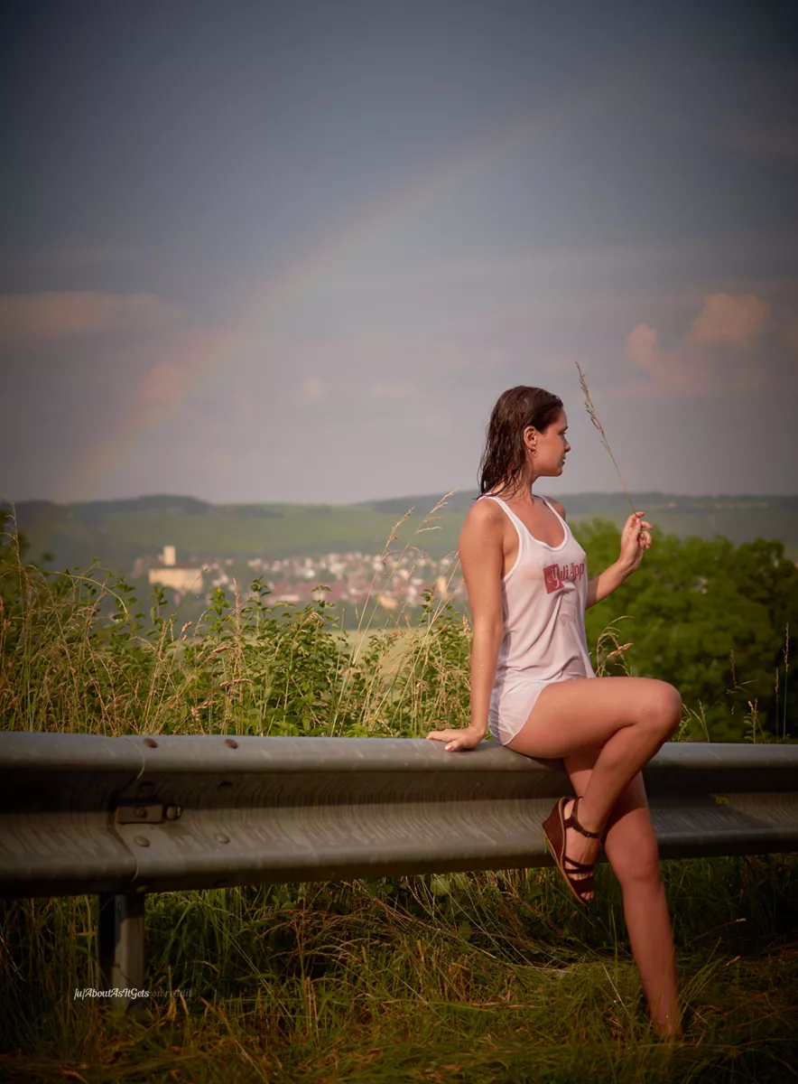 My favorite hobby was to go out in white dress or shirt right before rain is expected. posted by AboutAsItGets