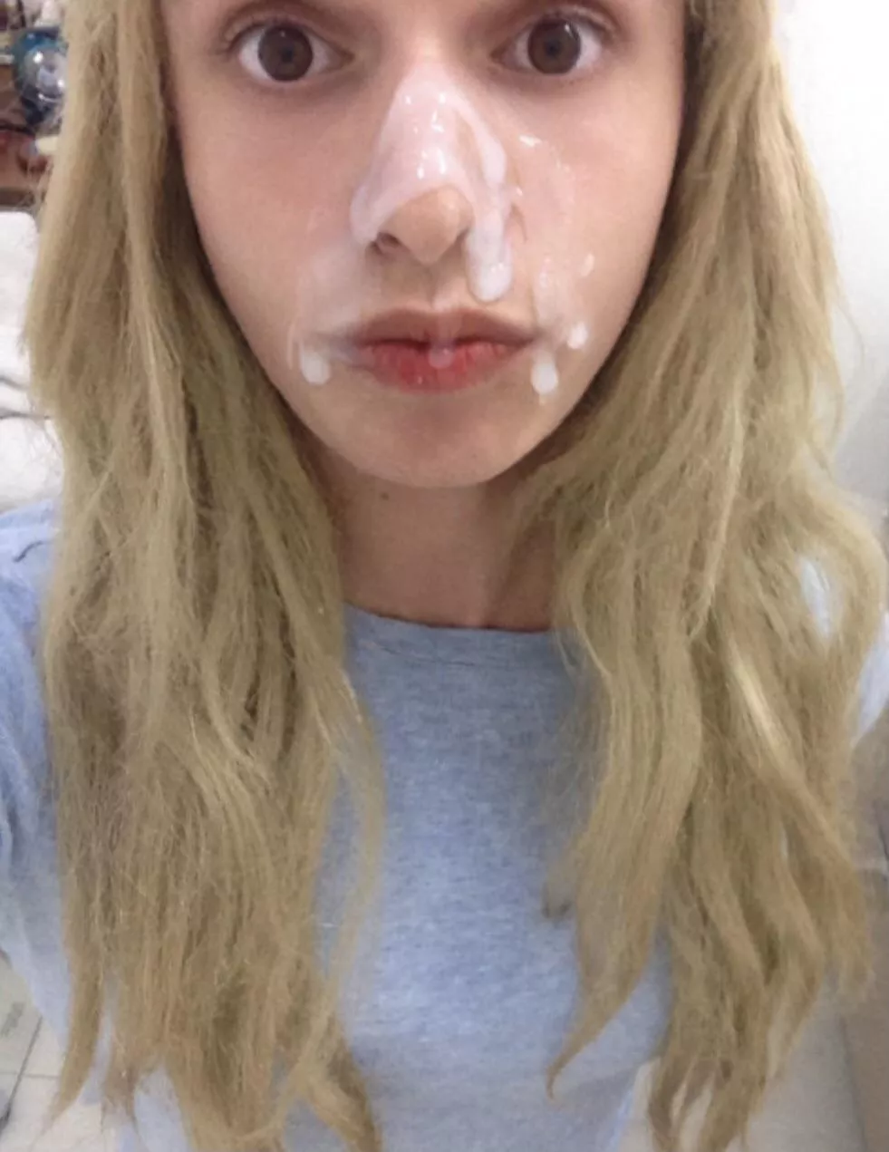 My Favourite cum facial, no one beat it yet 😍 posted by CCashley