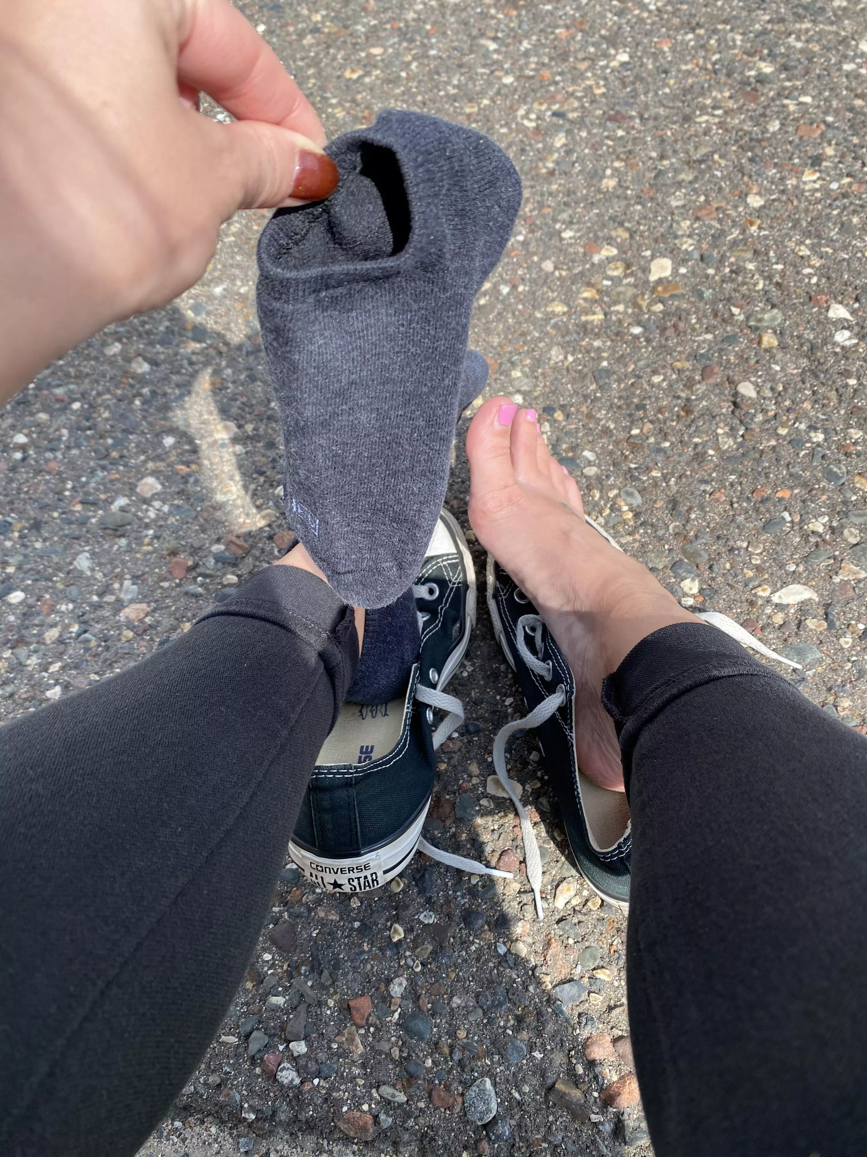 My feet have been so sweaty today, I needed to air them out posted by tellii_xoxo