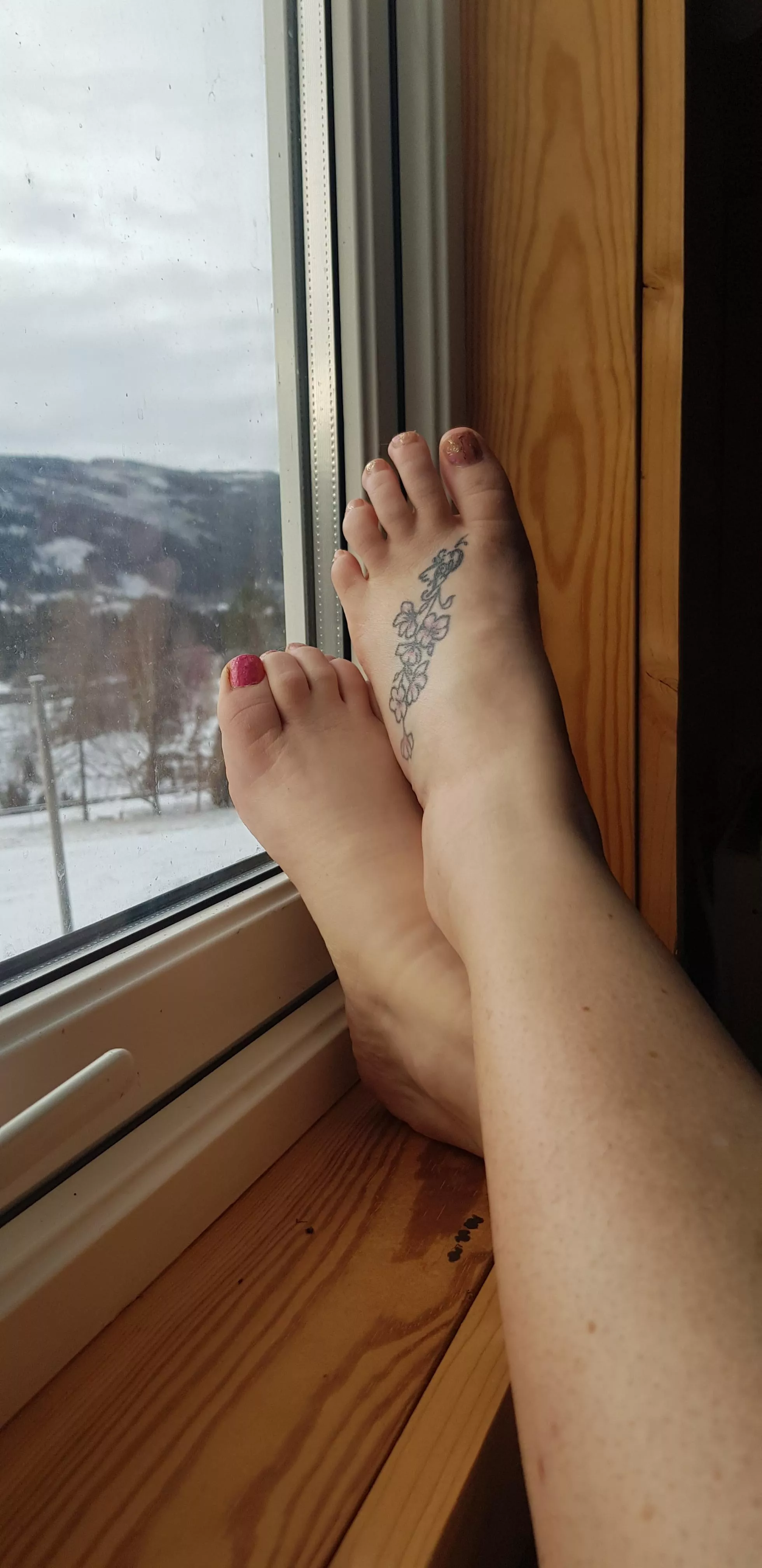 My feet with a view💝 posted by SteamyWriterAnnie