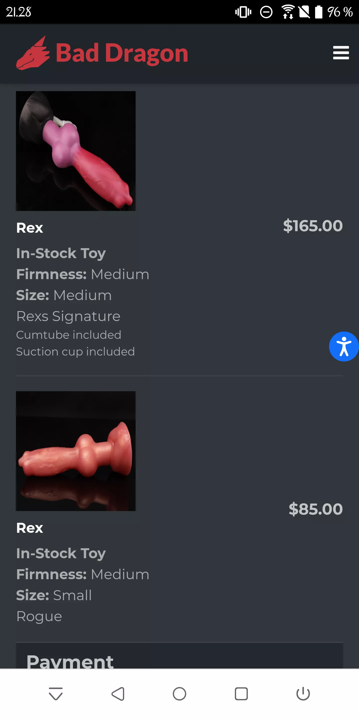 My first order from Bad Dragon. Lucky me,can't wait! ;D posted by Mercedes_Fin