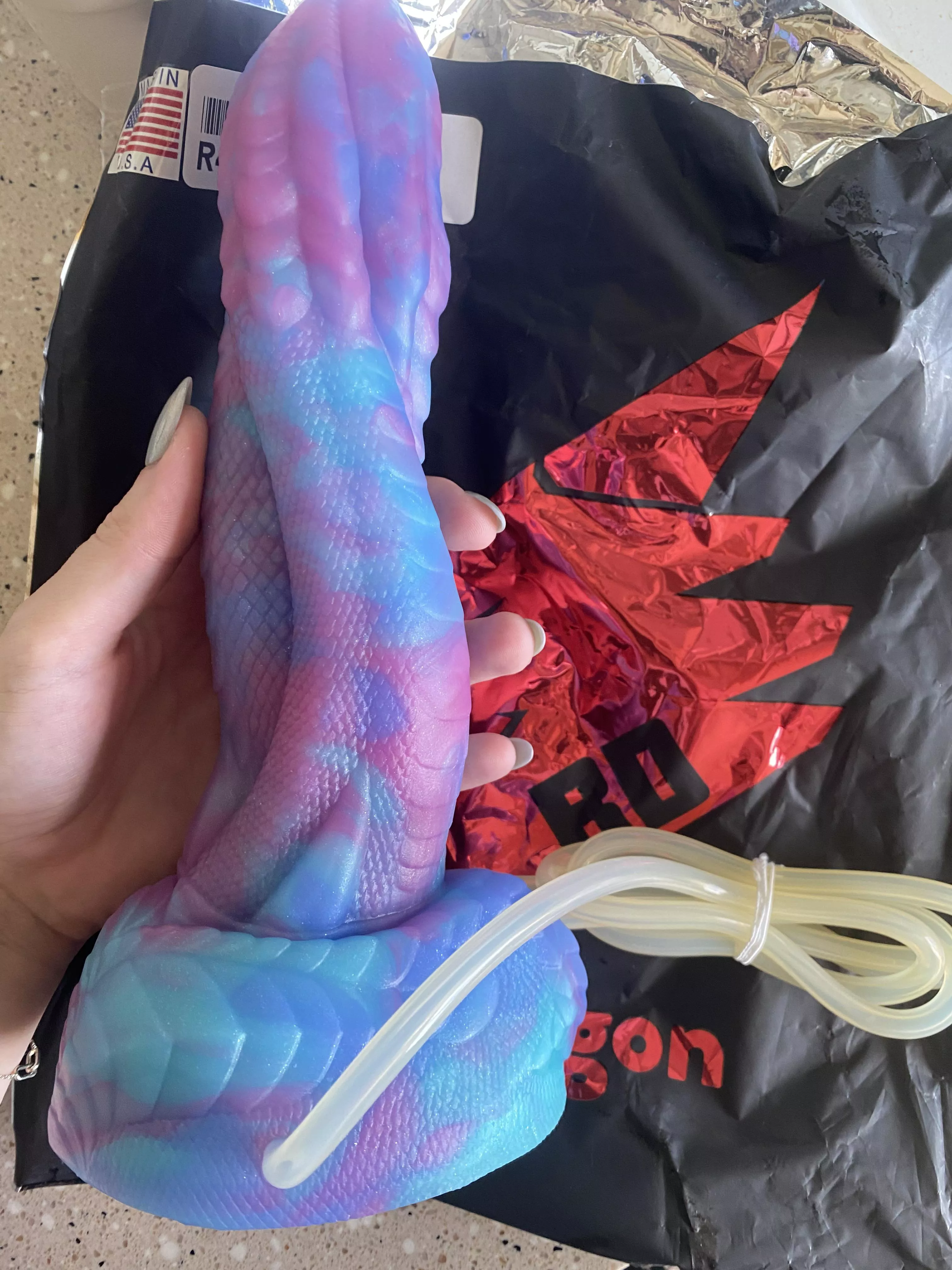 My first Oroch & cum tube! Excited to make content with this 😛 posted by peachnecctar