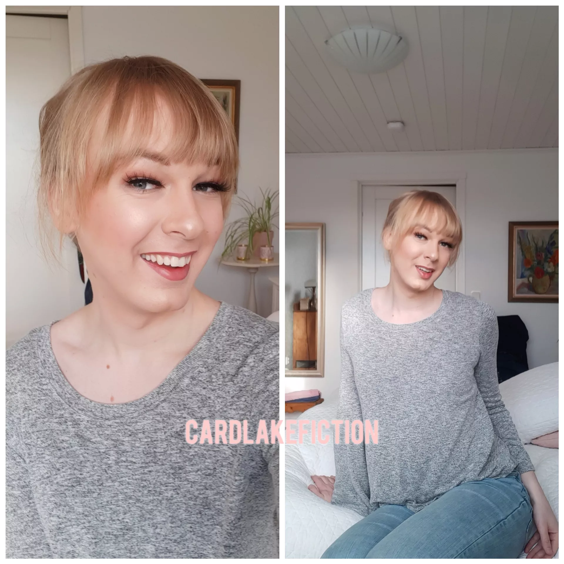 My first time wearing false lashes! ☺️💕 Do you think it works? ❤ posted by CardLakeFiction