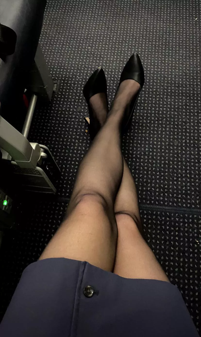 My flight attendant tights ✈️ posted by ShannonStew