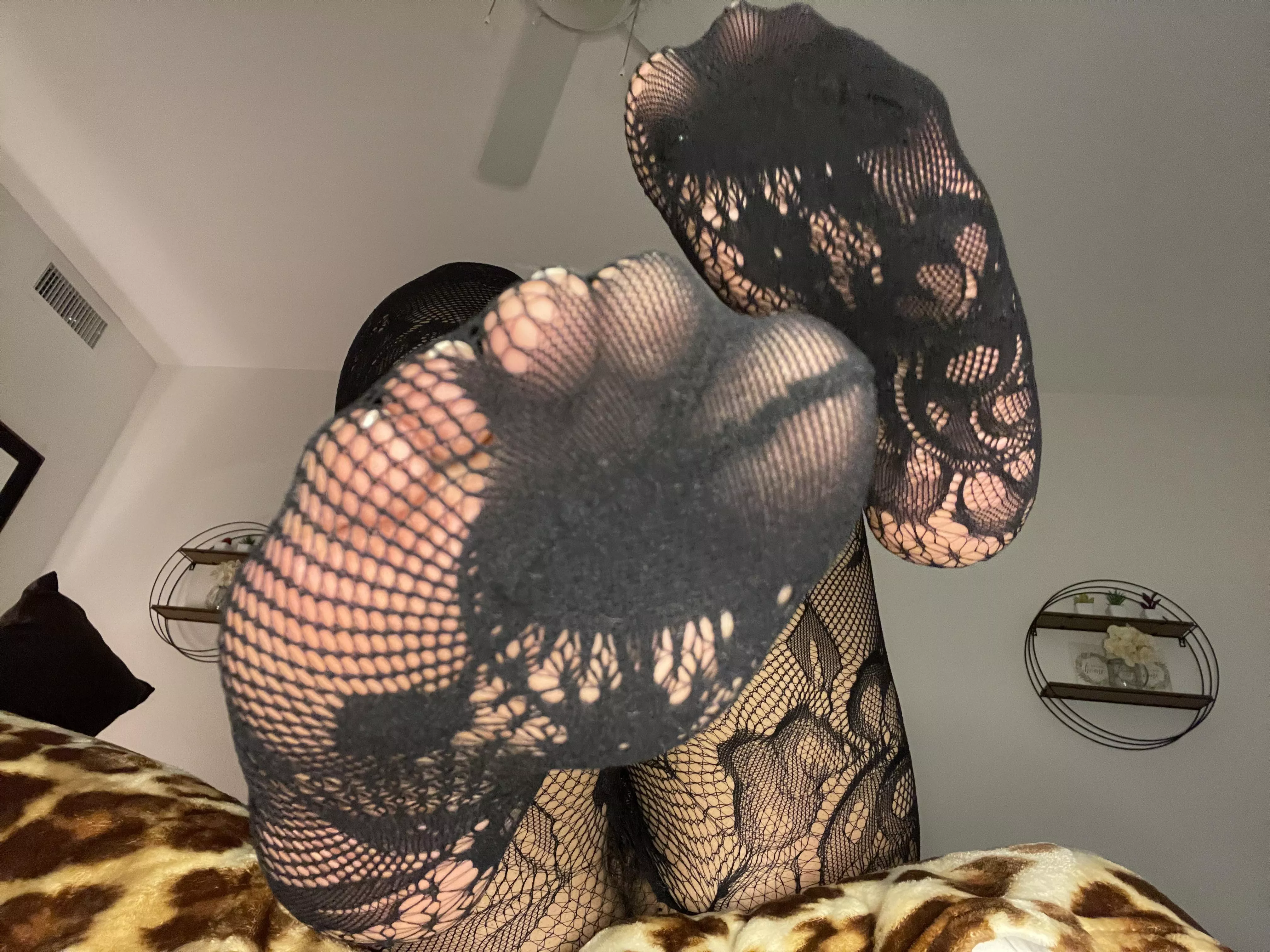 my floral fishnets are so hot ðŸ¥µ posted by luvlybabygrl