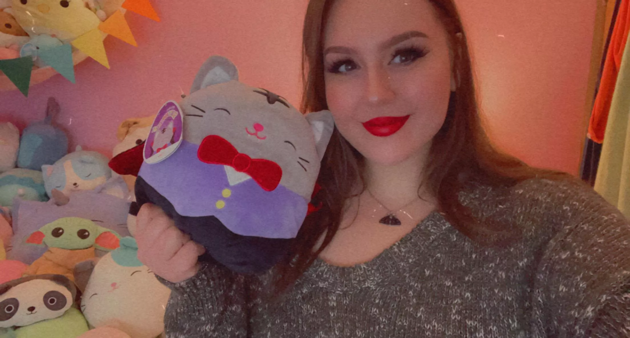 my friend surprised me with a squishmallow ðŸ™ˆâ¤ï¸ posted by charlie-crossing