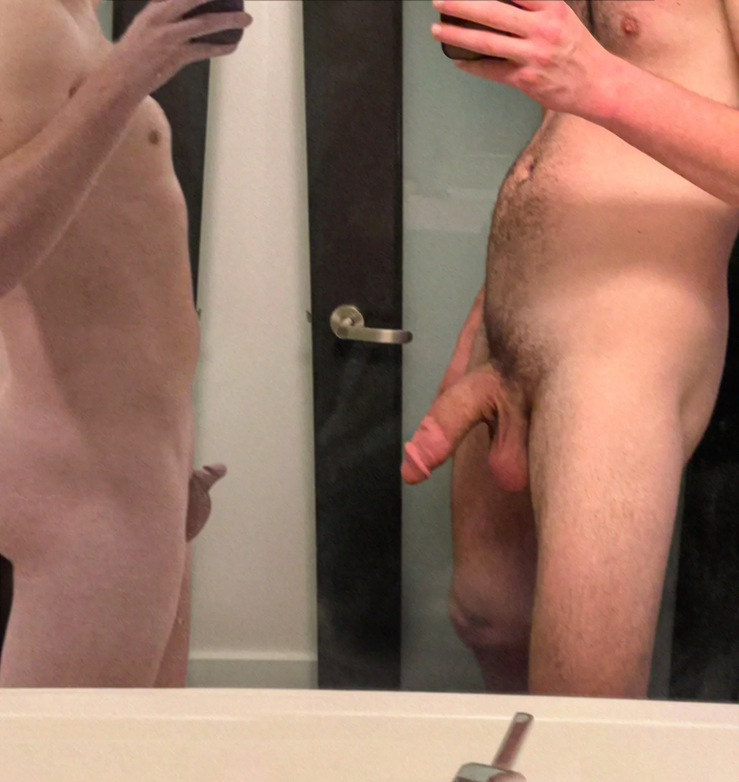 My friends hard dick side by side compared to my softie posted by el-savage