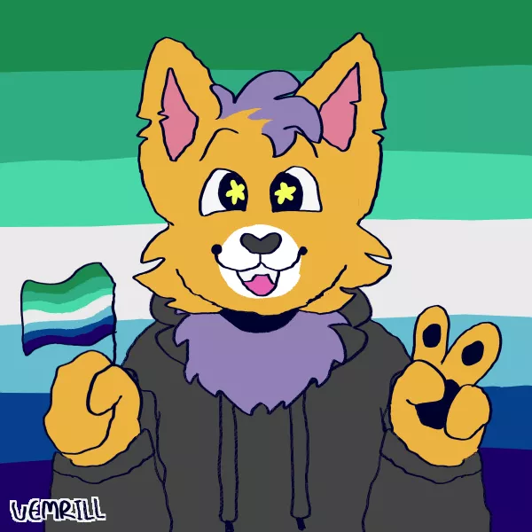 my fursona hope you guys like it posted by karmafoxyt