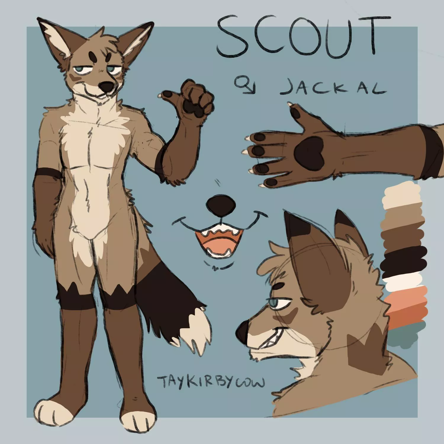 My fursona Scout!! Recently redesigned posted by _Pyrolizer_