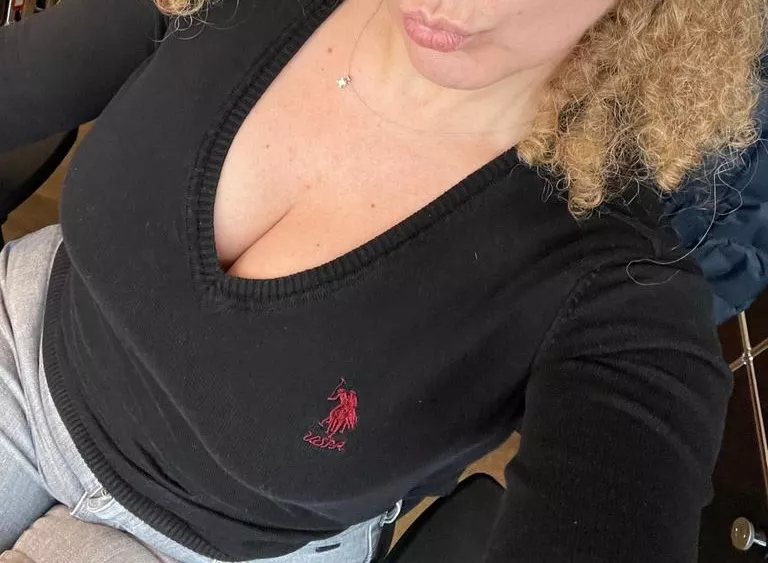 My gf sent it from office. Do you like her boobs? posted by CommercialMain9776